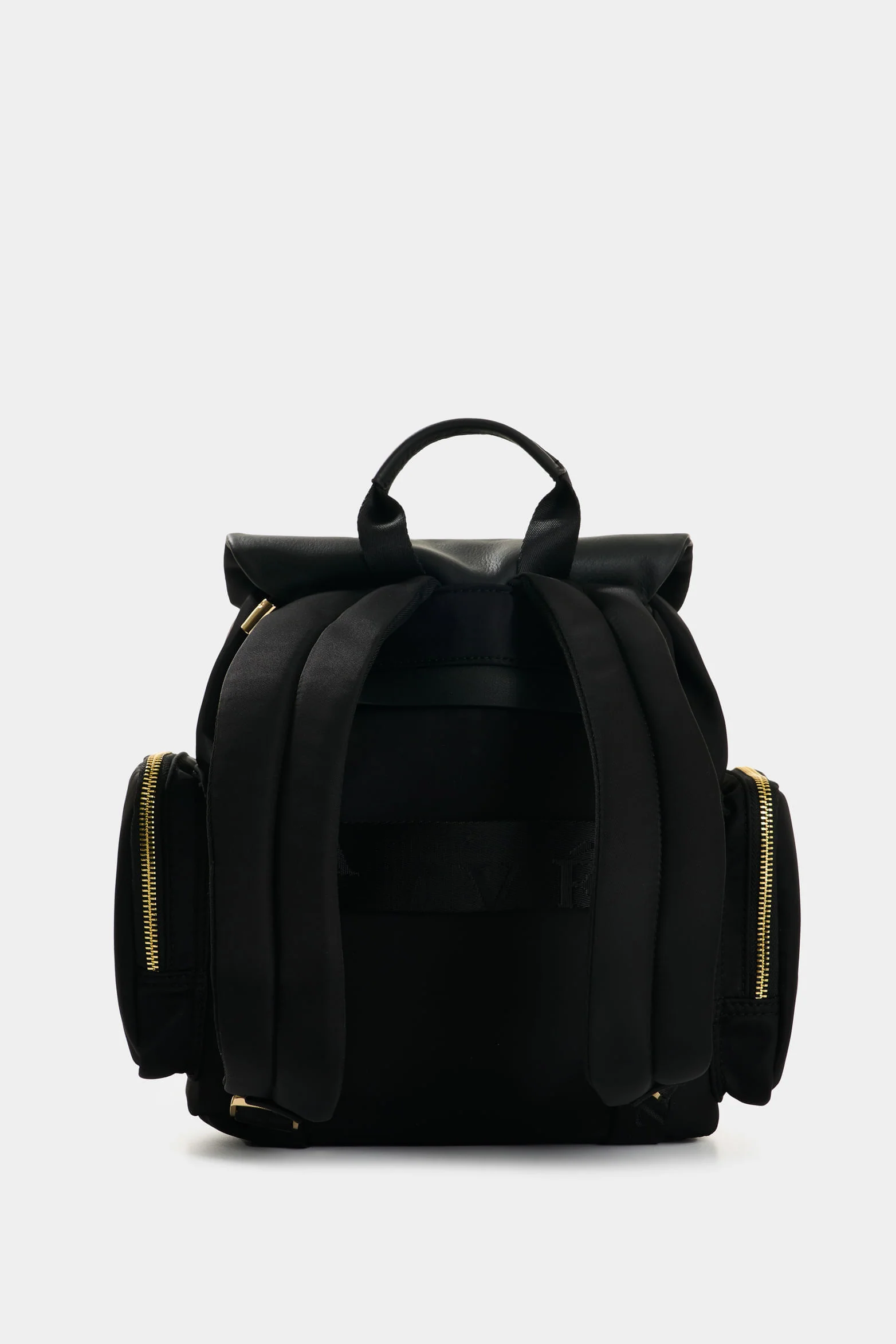 Orion Mini Canvas and Leather Drawstring Bag for Women - Image 3