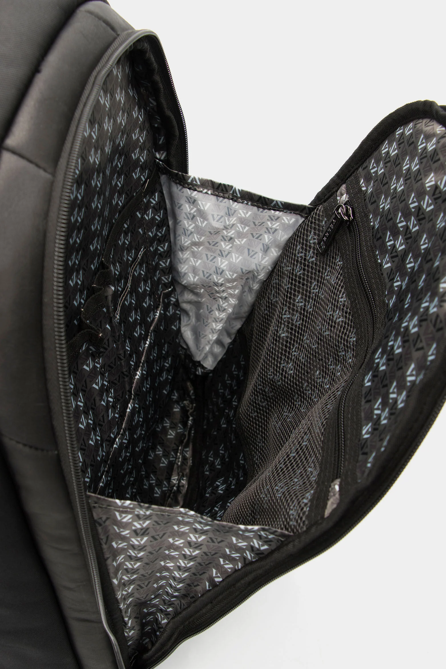 Oviedo Monochrome Canvas Backpack in Black - Image 7