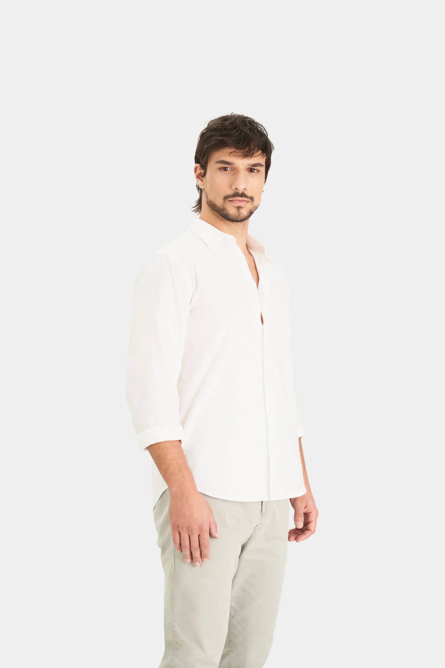 Oxford LongSleeve Shirt for Men  SemiFitted - Image 3