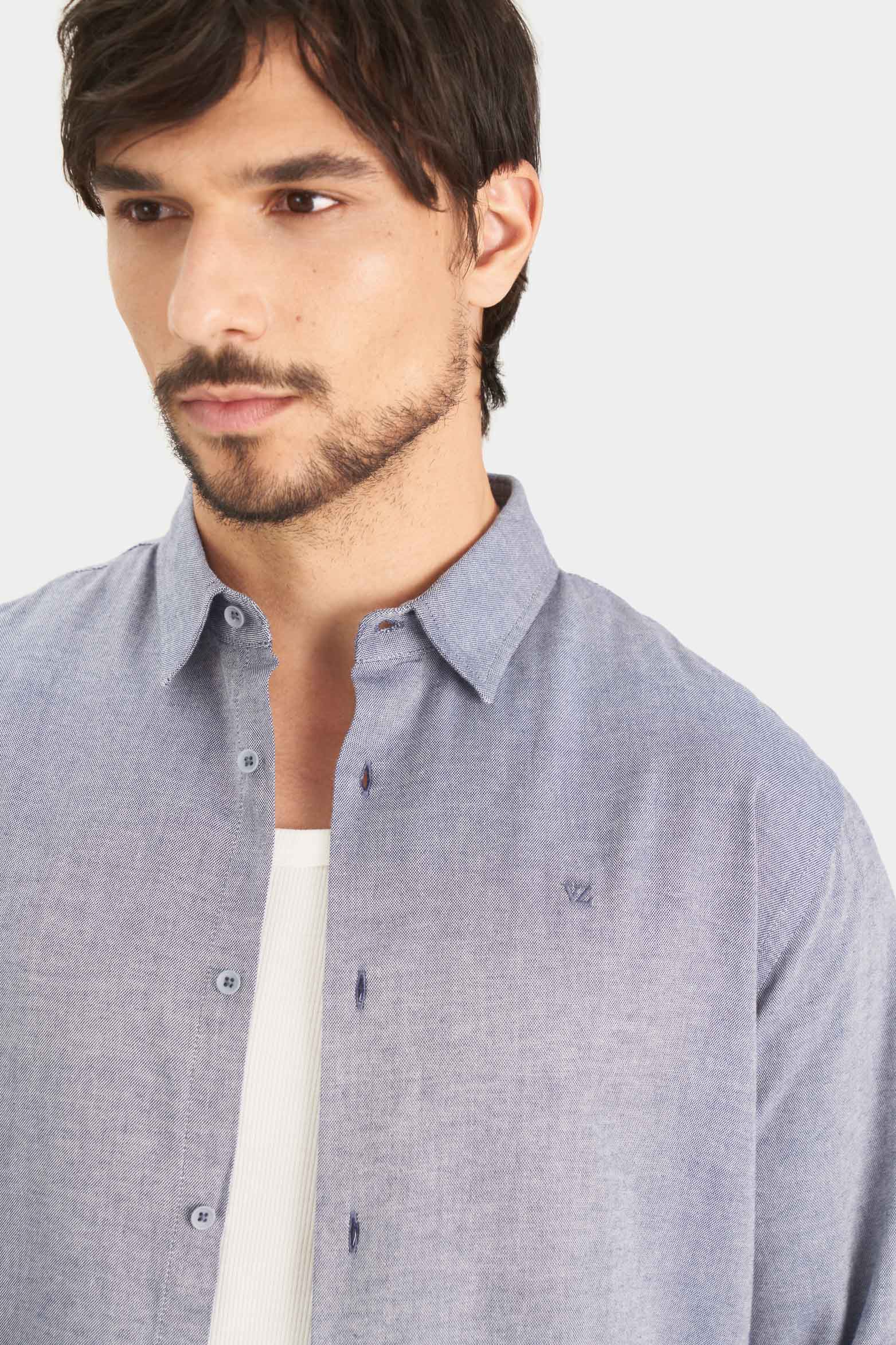 Oxford LongSleeve Shirt for Men SemiFitted - Image 2