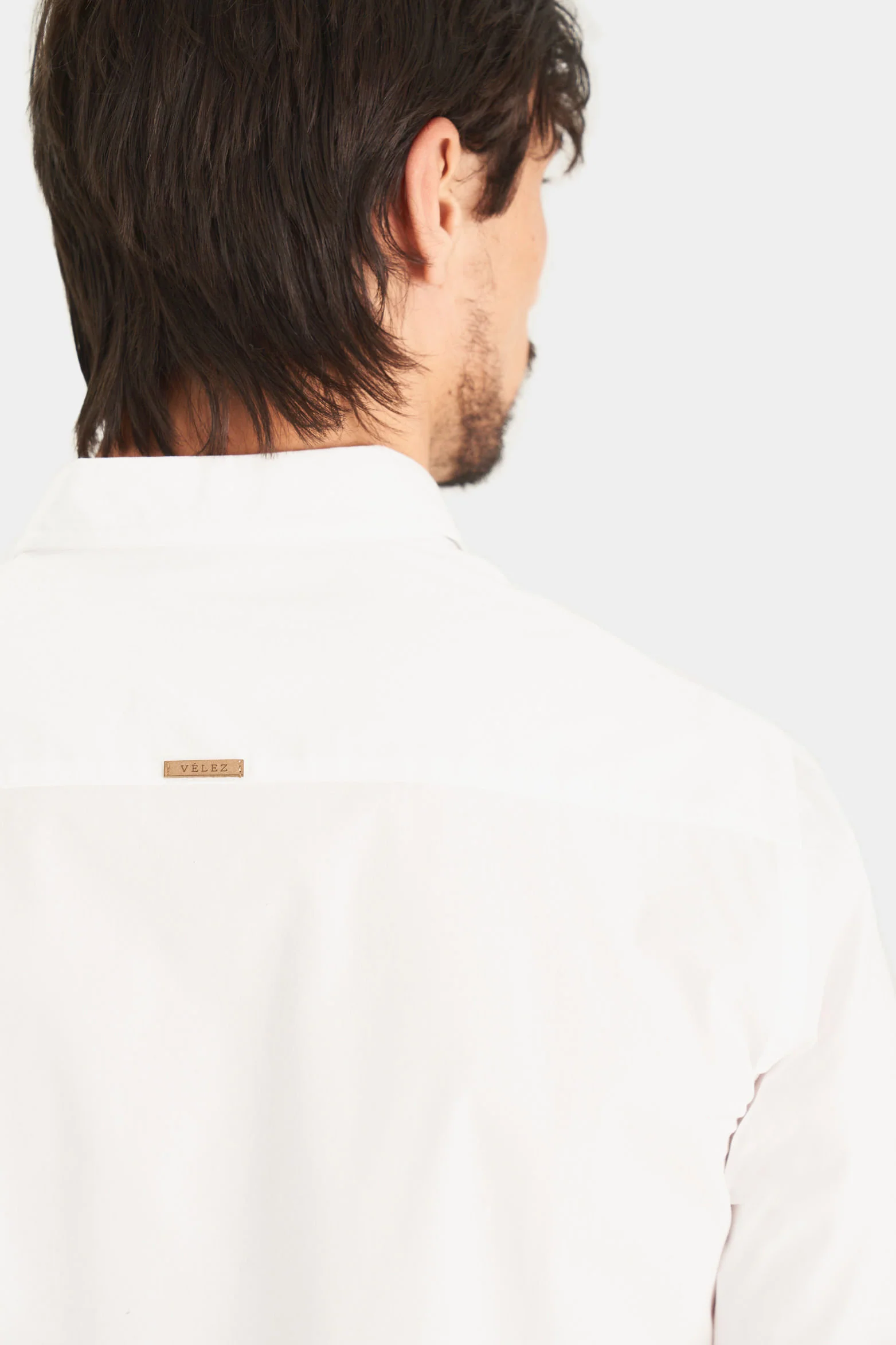 Poplin Shirt for Men SemiFitted - Image 4