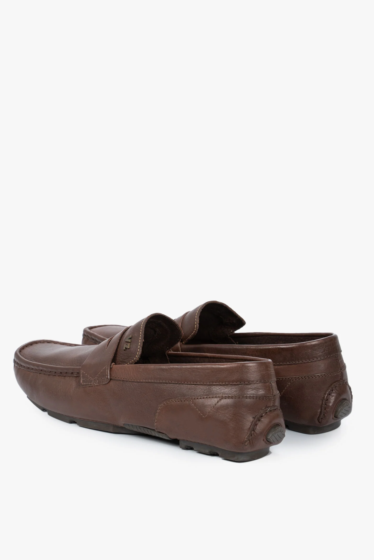 Porto Classic Driver Loafers in Brown Leather - Image 3