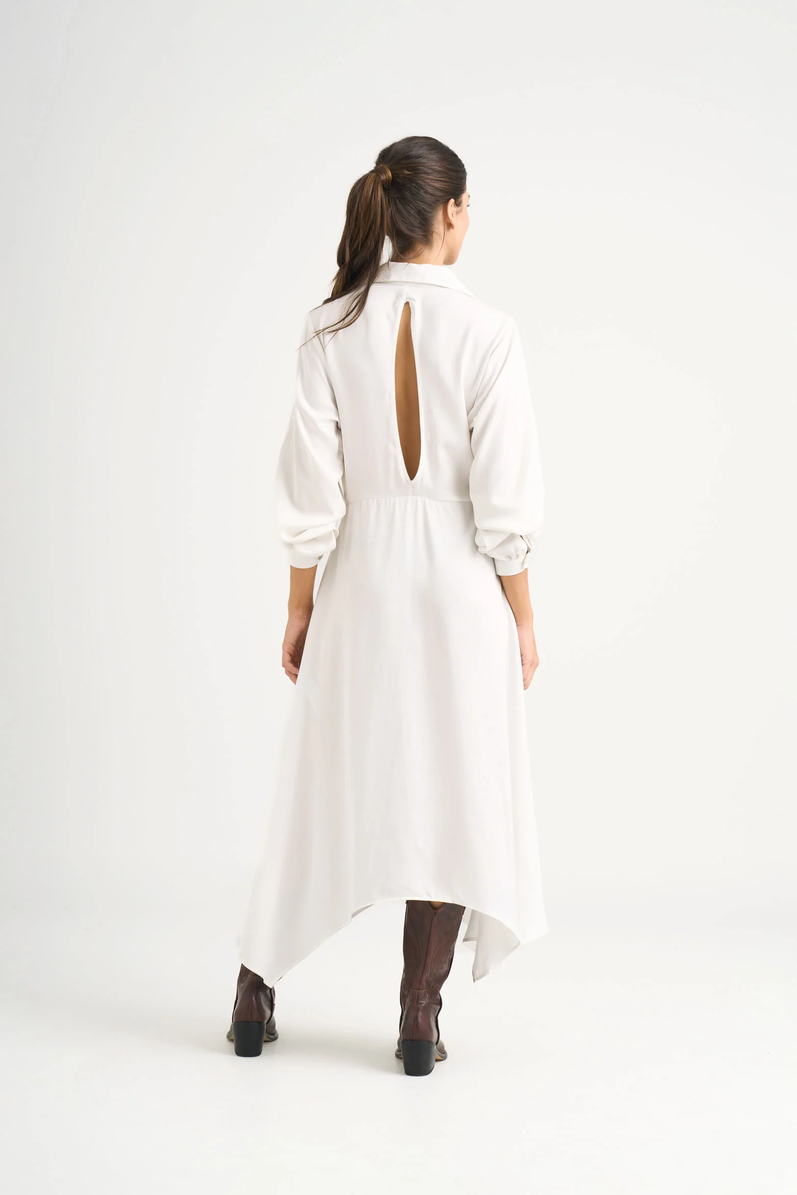 Reflejo Asymmetric Midi Dress for Women - Image 5