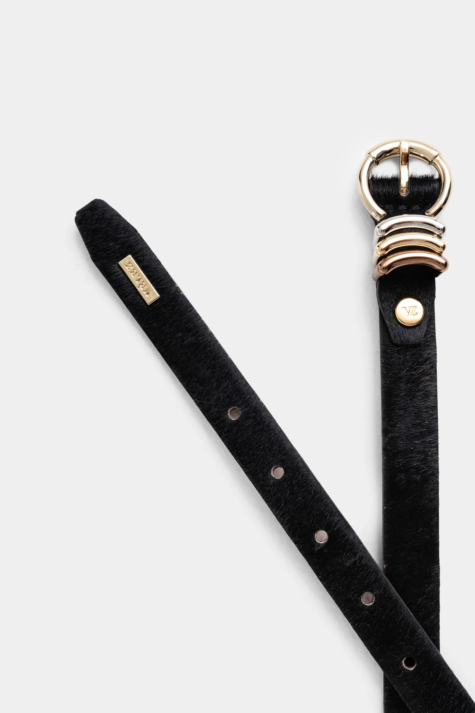 Regular Leather Belt for Women with Hexagonal Buckle - Image 3