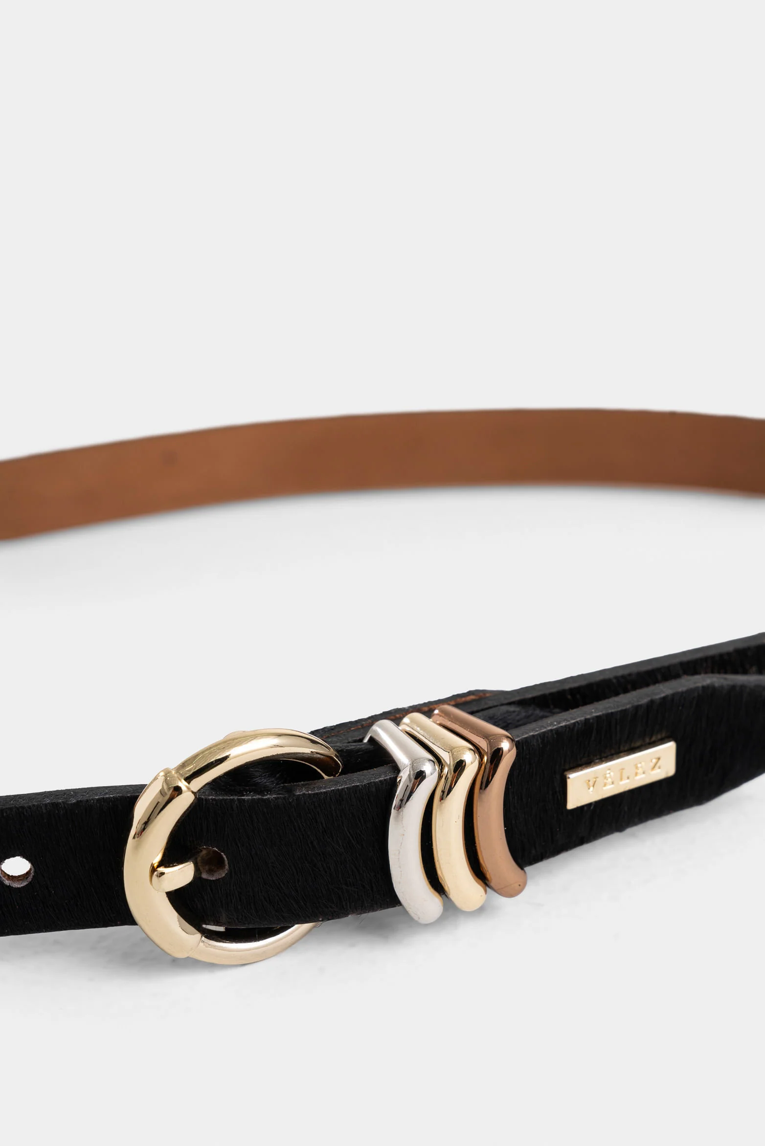 Regular Leather Belt for Women with Hexagonal Buckle - Image 4