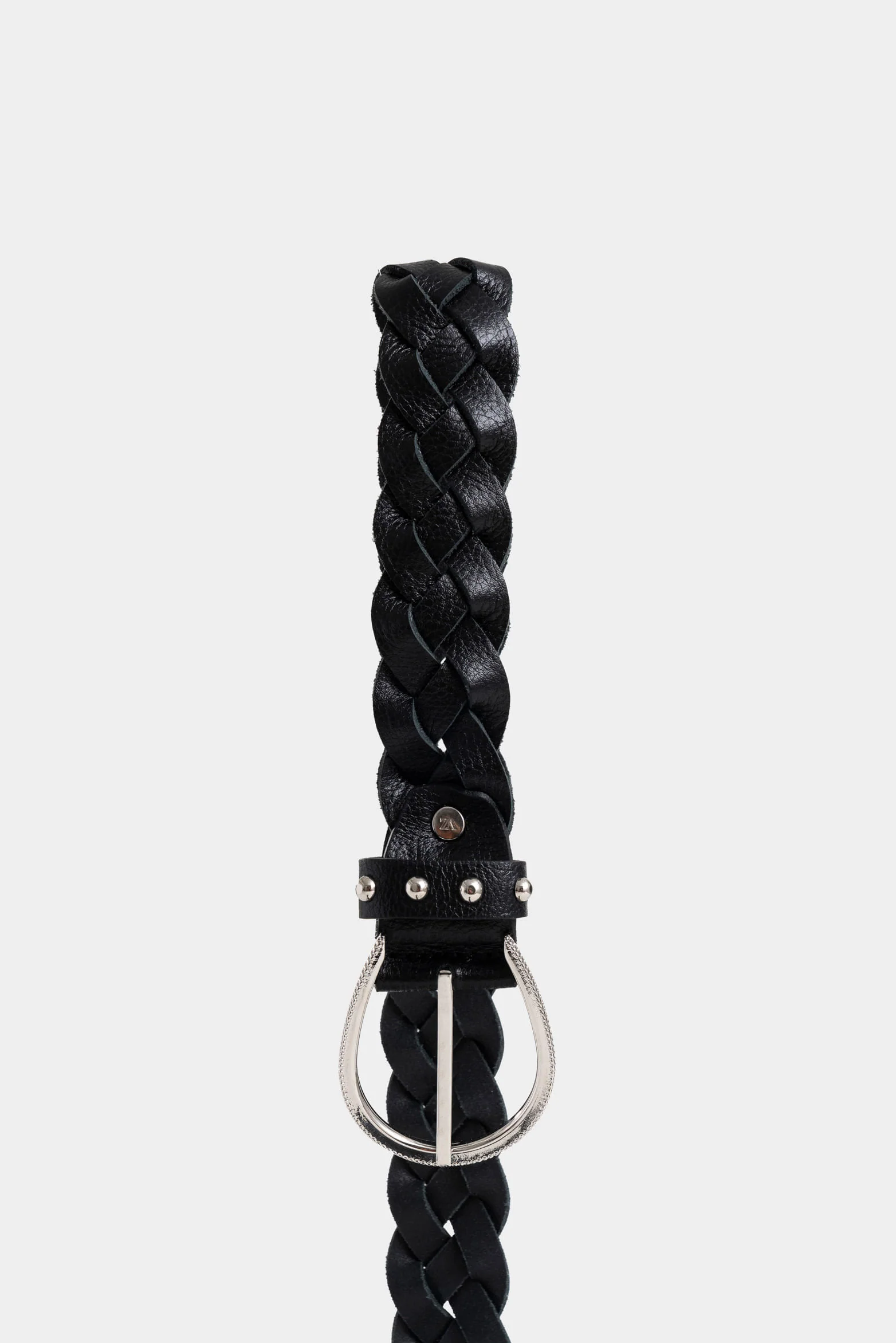 Regular Papyrus 2.0 Leather Belt for Women with Braided Design - Image 2