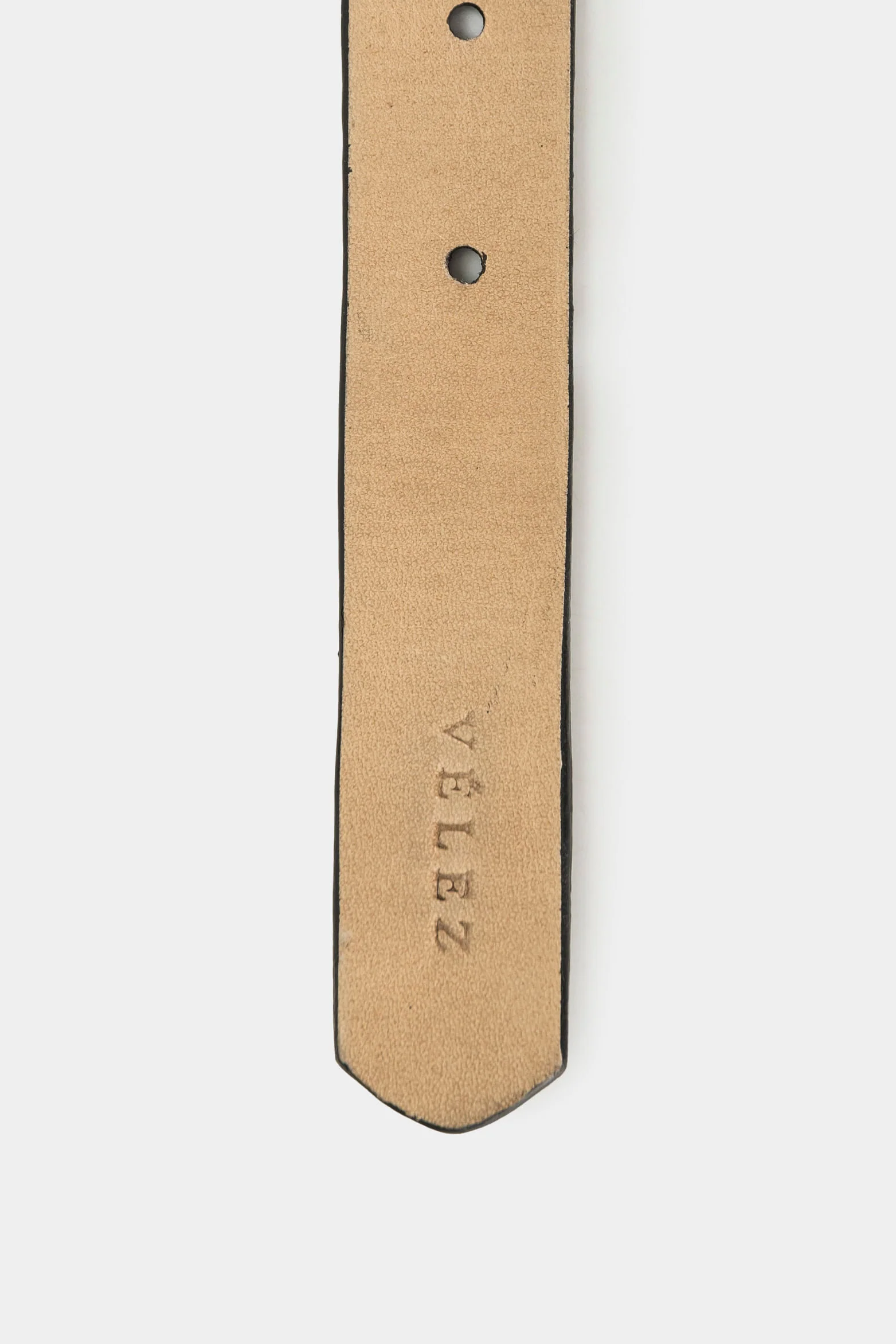 Reversible Textured Leather Belt - Timeless Basic - Image 5