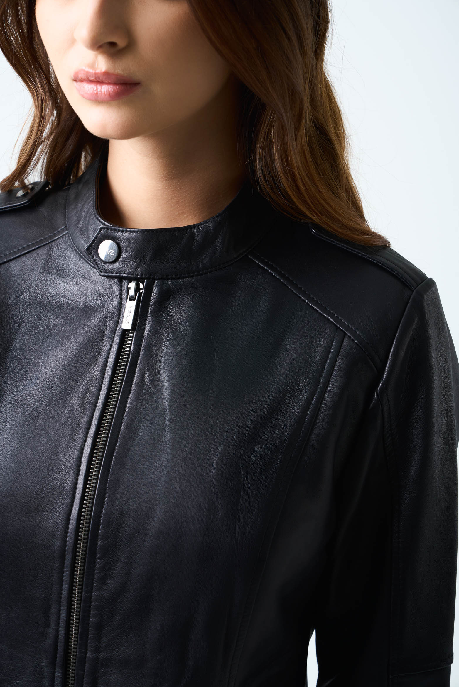 Rider Leather Jacket for Women Slim Fit - Image 5