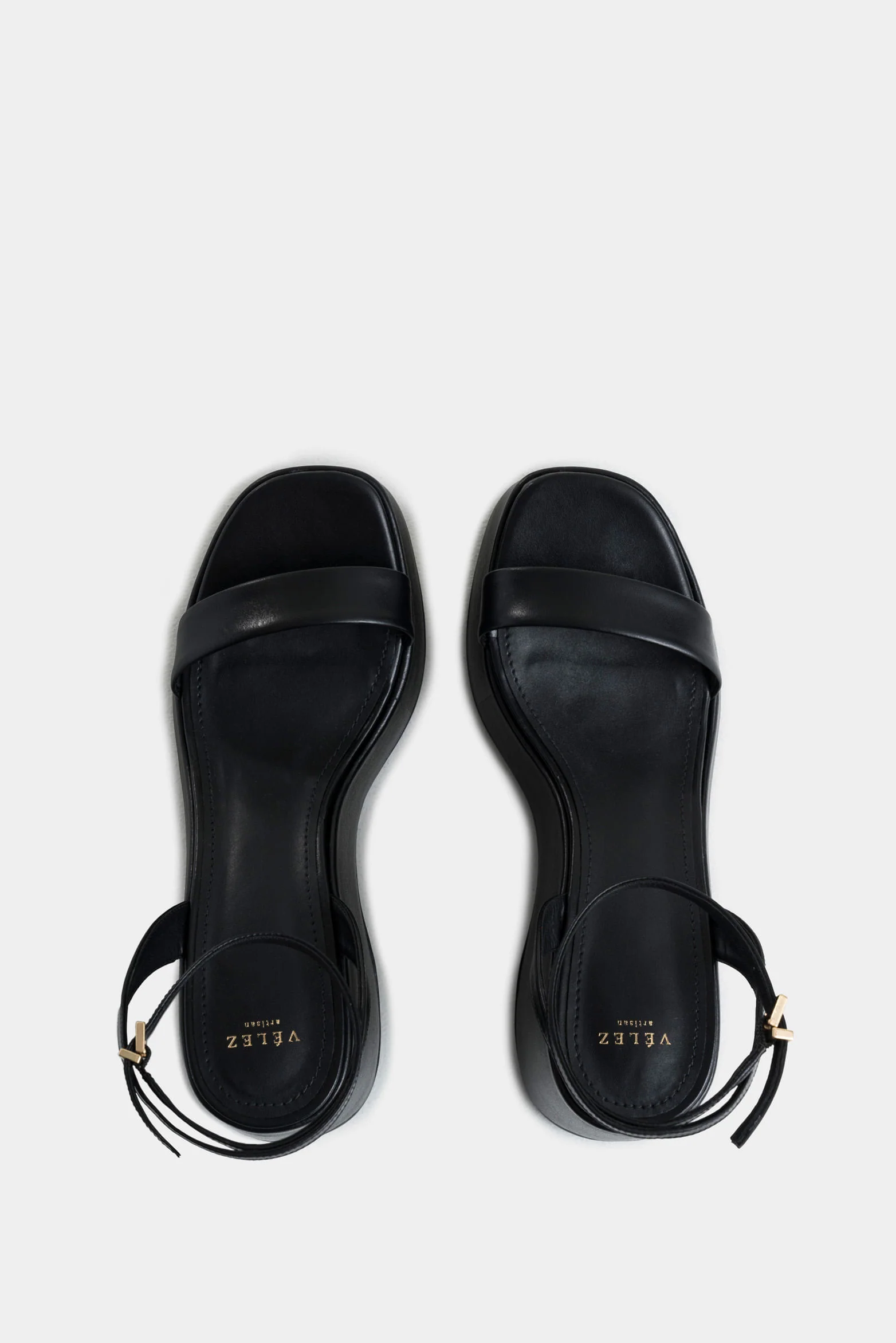 San Joaquin Leather Platform Sandals with Ankle Strap for Women - Image 4