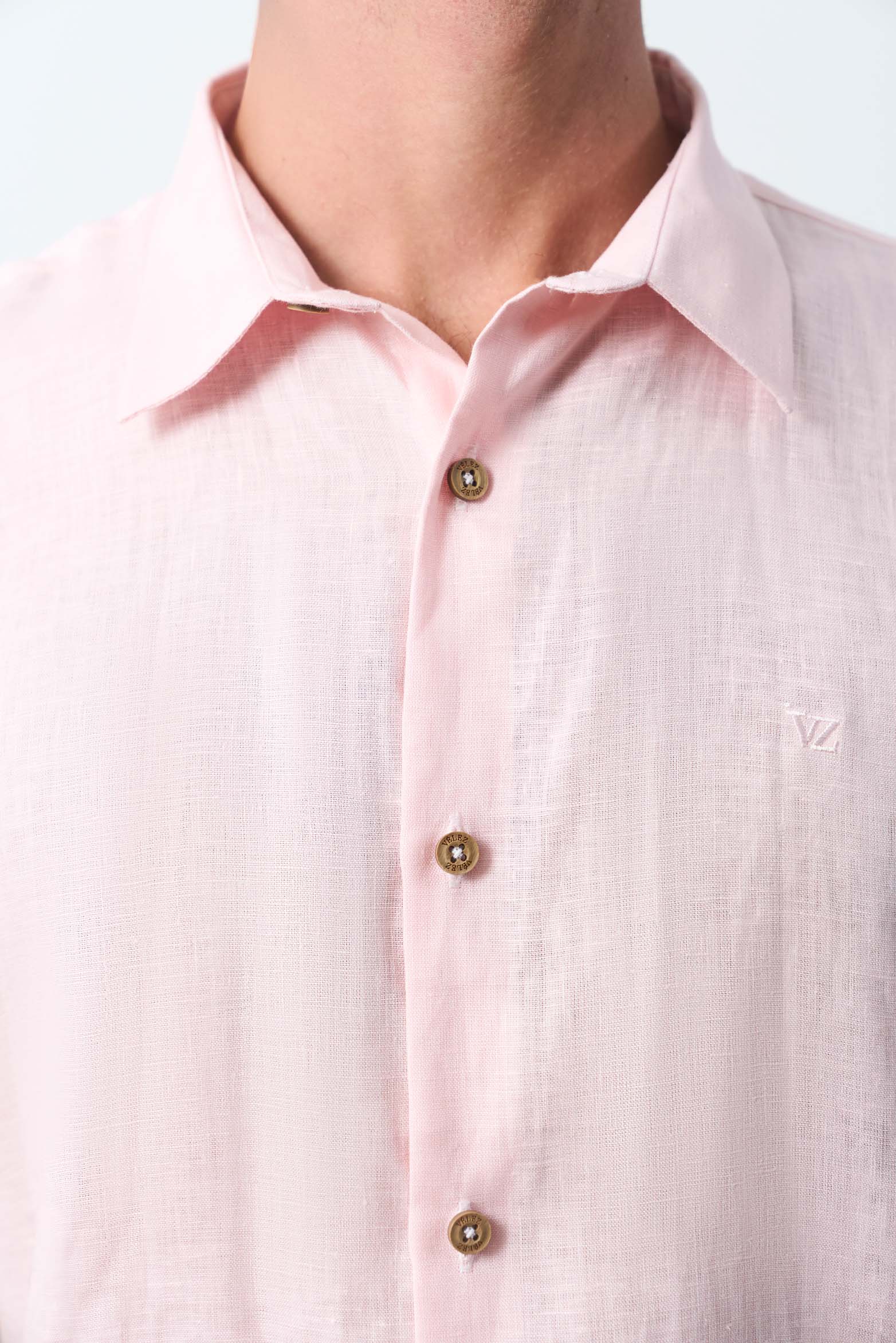 Siena short-sleeve linen shirt for men - Image 5