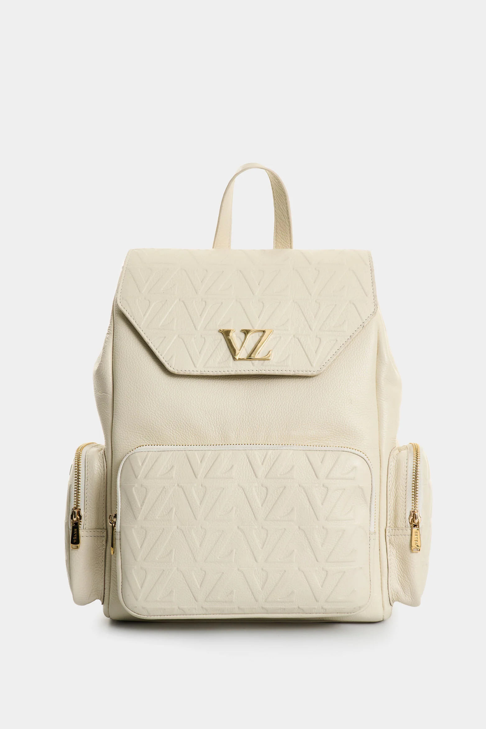 Silene Monogram Leather Backpack for Women