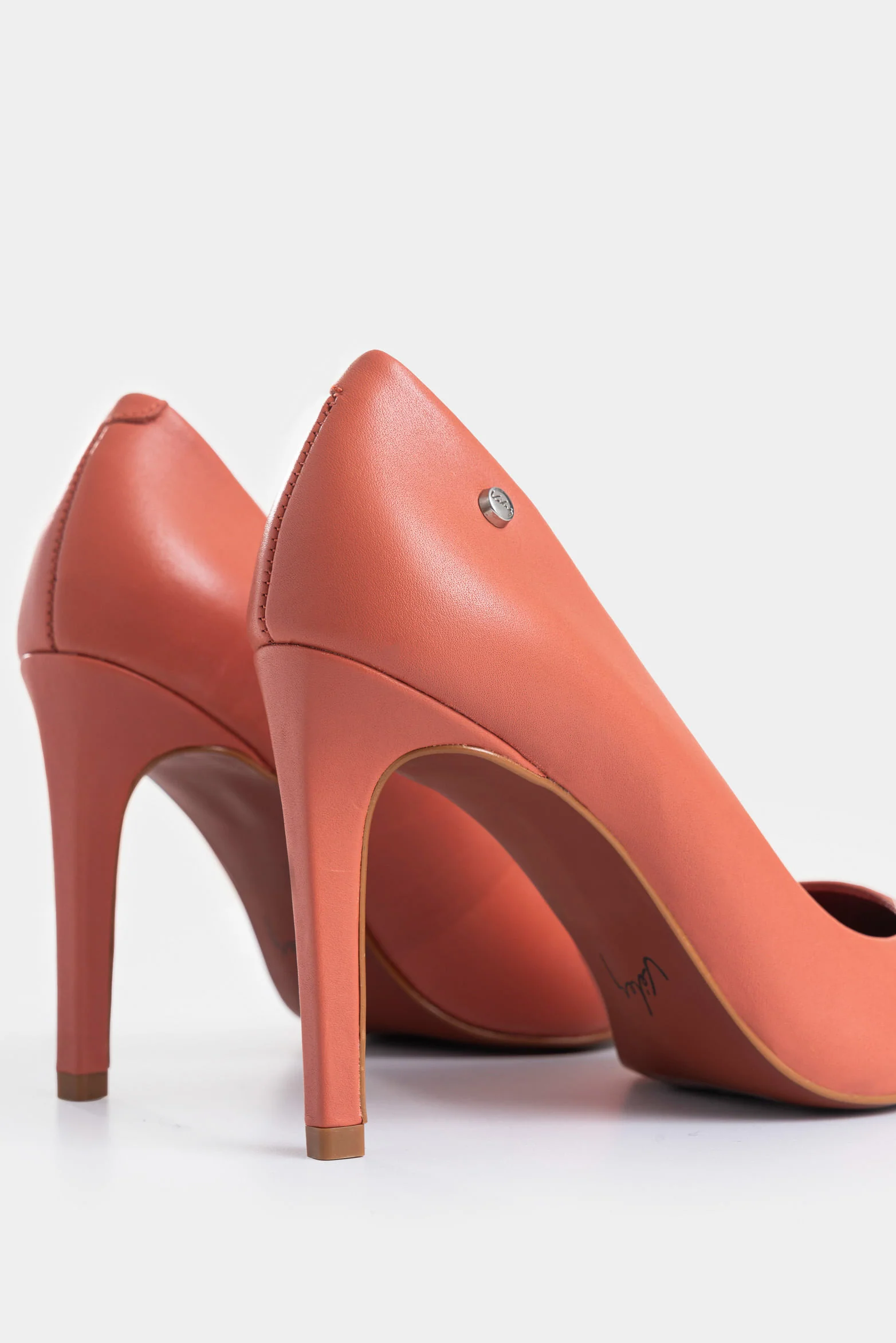 Smooth Leather Closed Toe Heels - Image 5