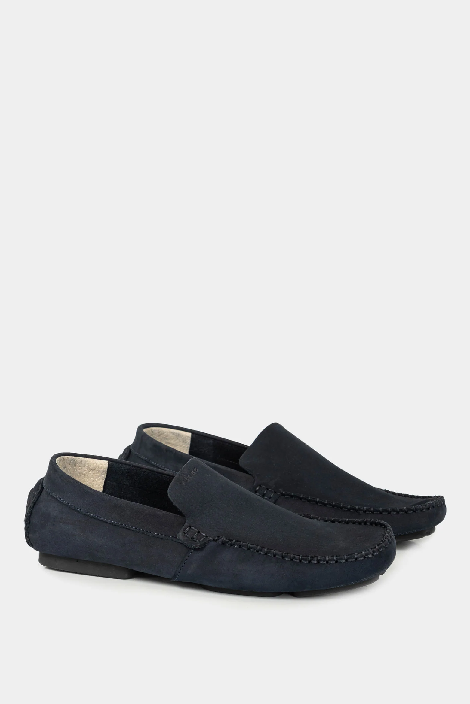 Sport Leather Driver Loafers in Dark Blue - Image 2
