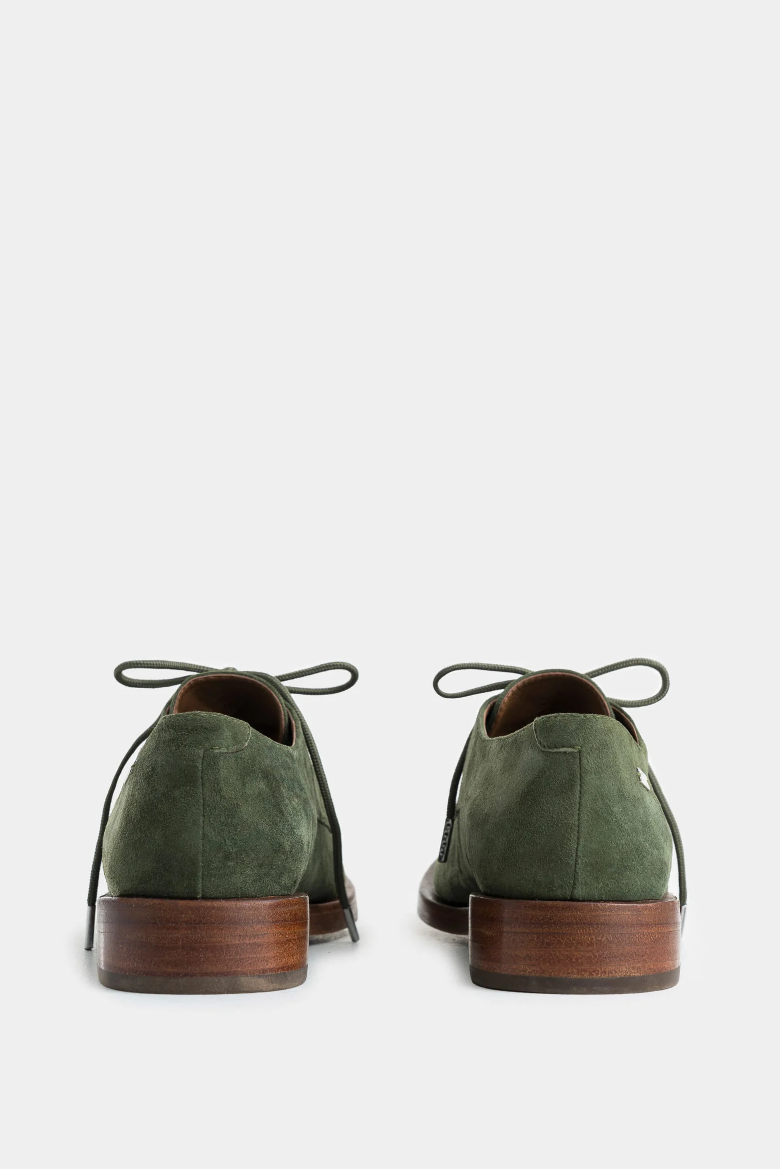 Suede Lace-up Oxford Shoes for Women - Oxford Silhouette - Image 3