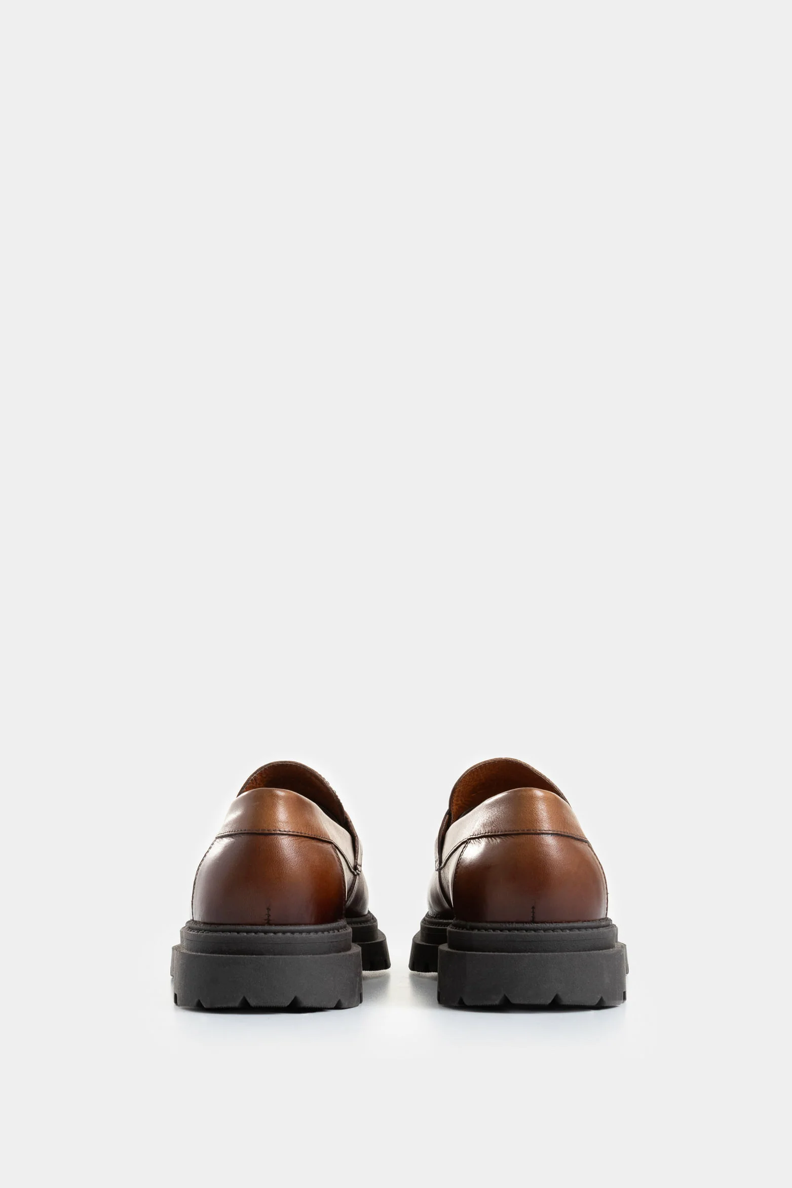 Sunny Leather Loafers for Women with Mask Detail - Image 3