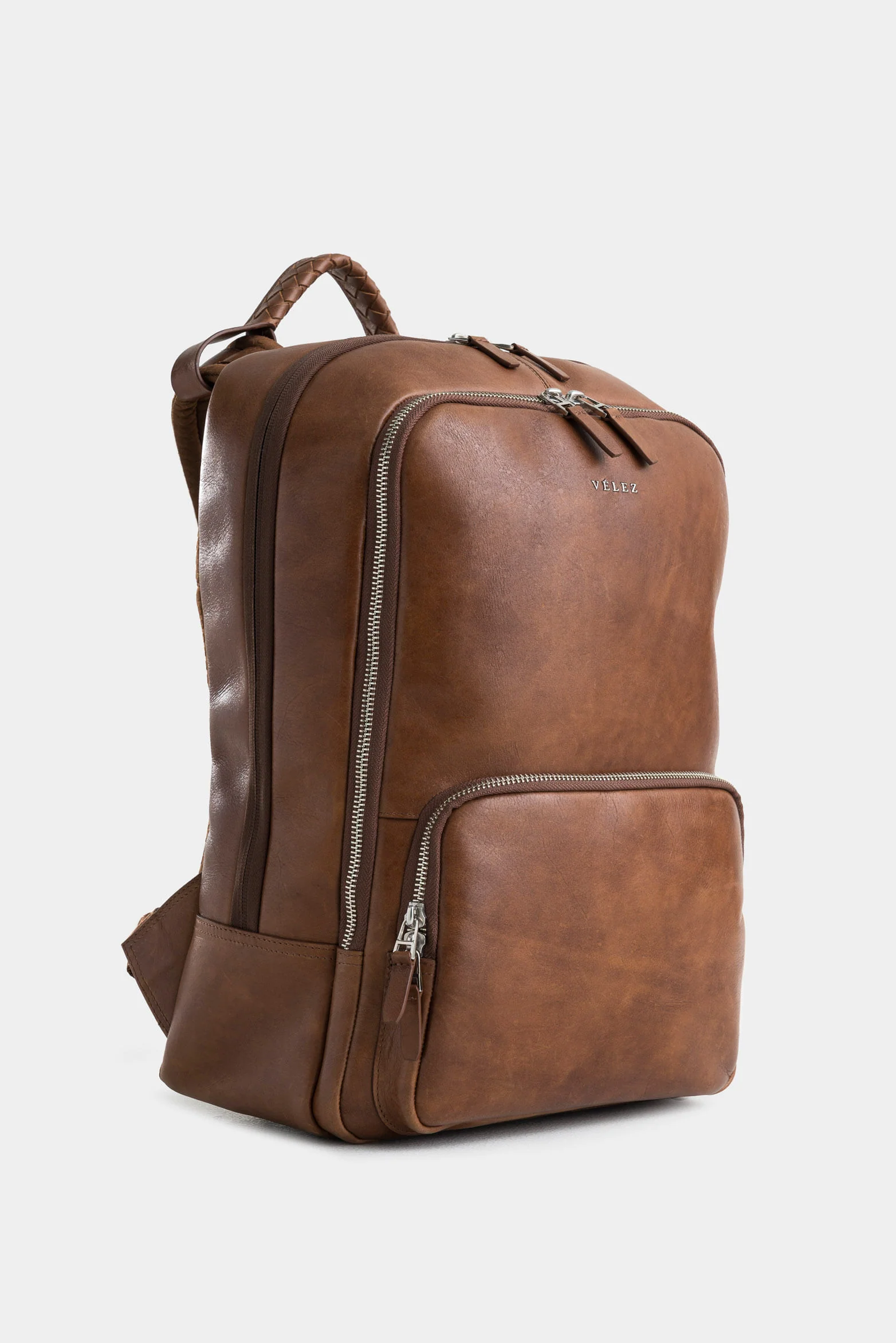 Támesis Slim Silhouette Leather Backpack for Men - Image 2