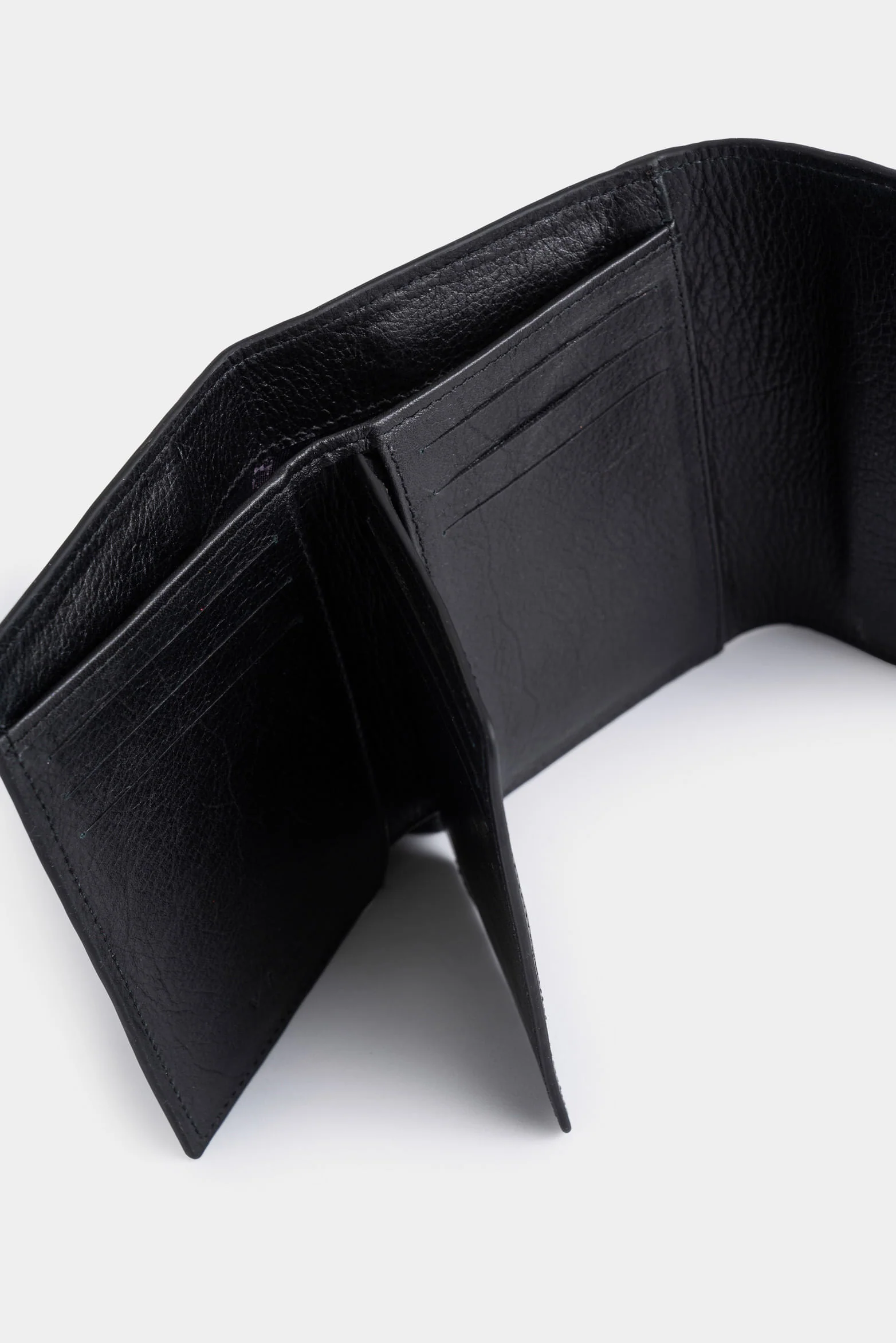 Taupe Leather Wallet for Women with Coin Pocket - Image 5