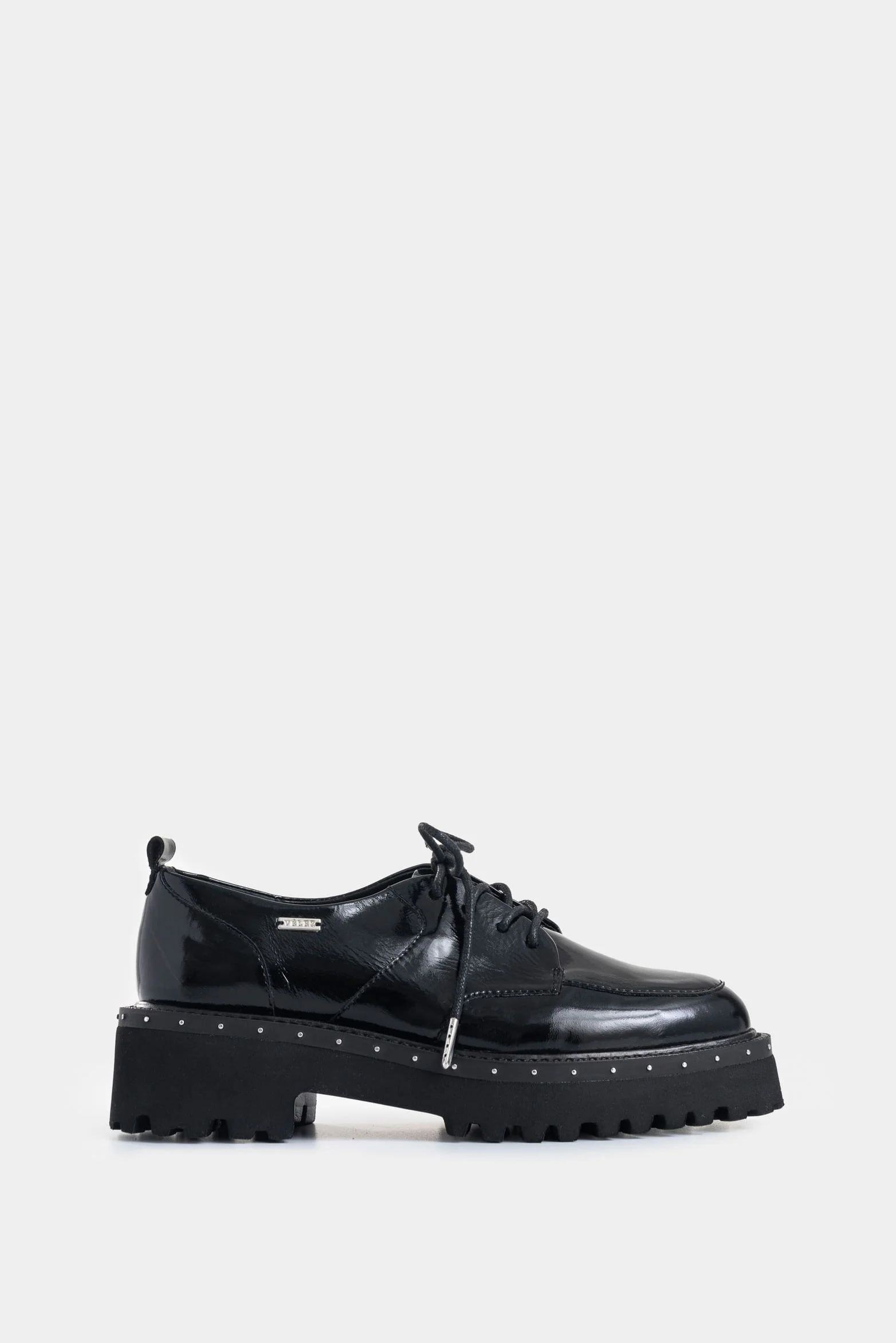 Thalia Corded Leather Shoes for Women with Chunky Silhouette