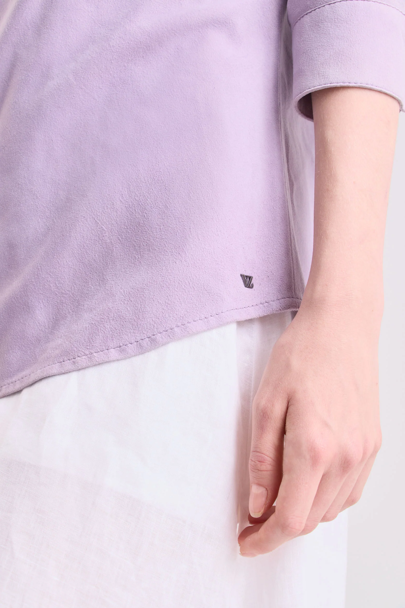 Thalia Suede Shirt for Women with Relaxed Fit - Image 4