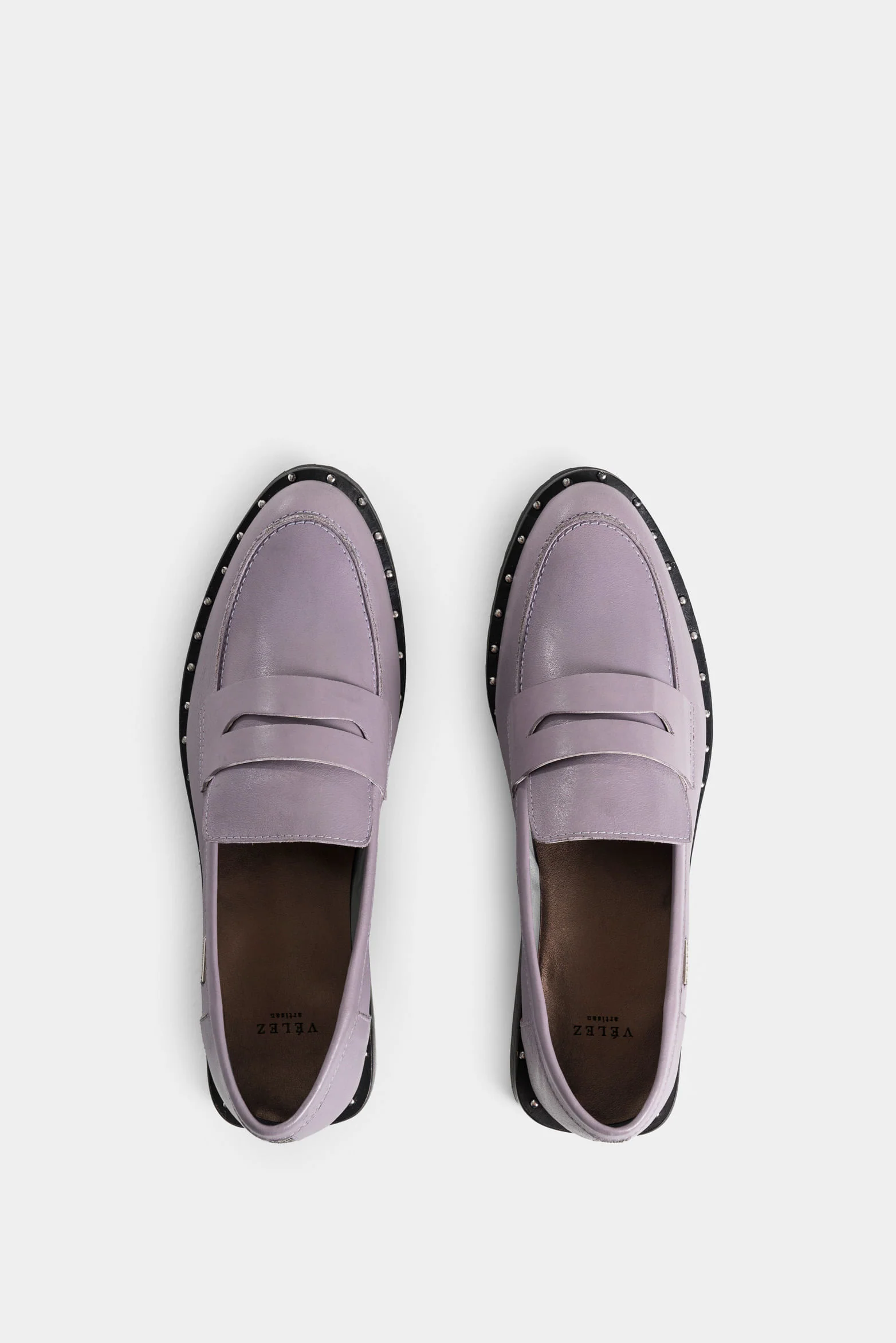 Trendy Leather Moccasins with Milleraie Detail for Women - Image 4