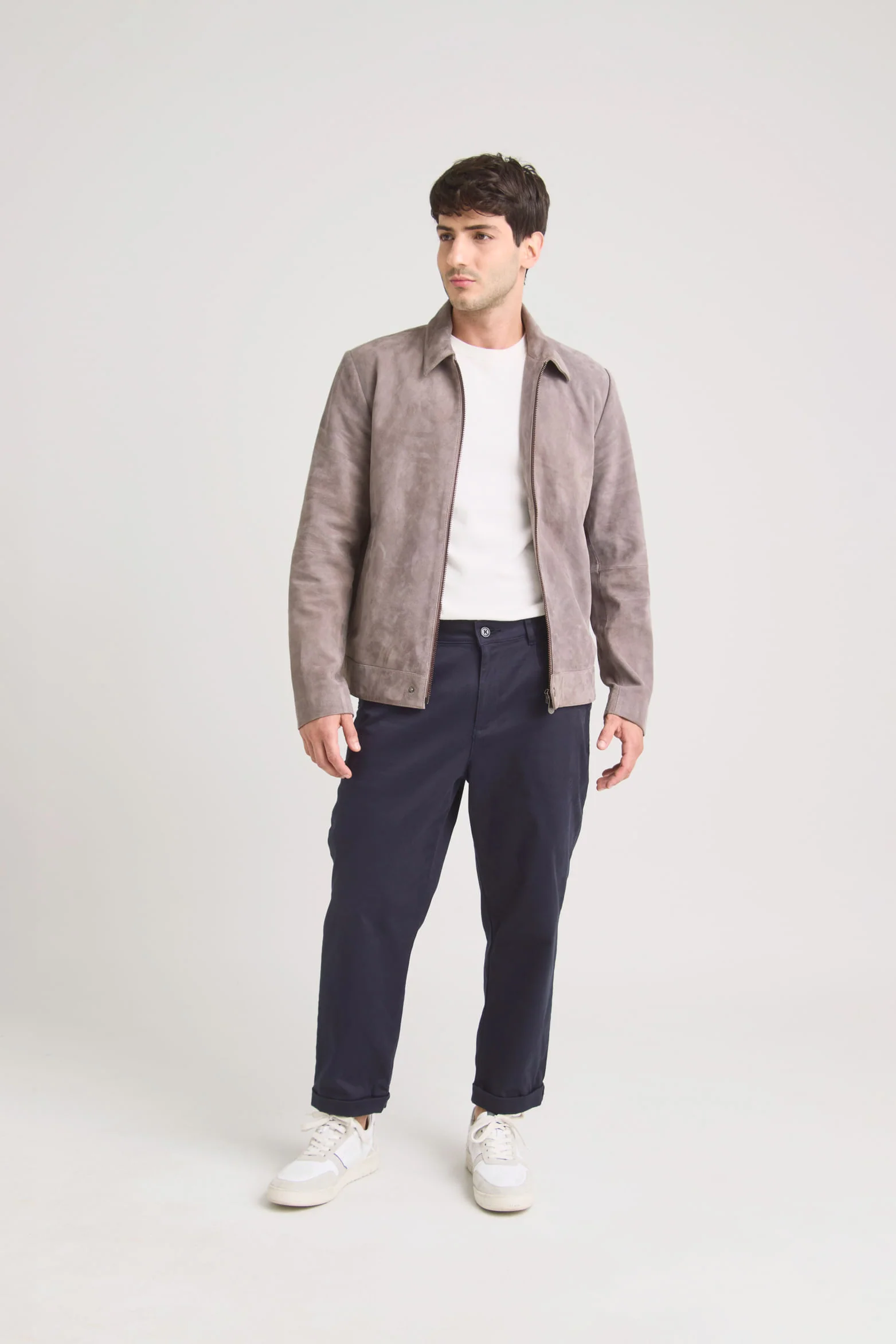 Trivoli Suede Leather Jacket Slim Fit - Image 2