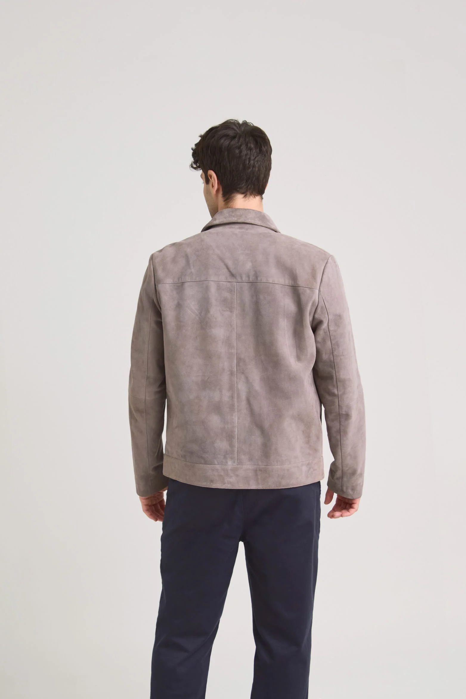 Trivoli Suede Leather Jacket Slim Fit - Image 6