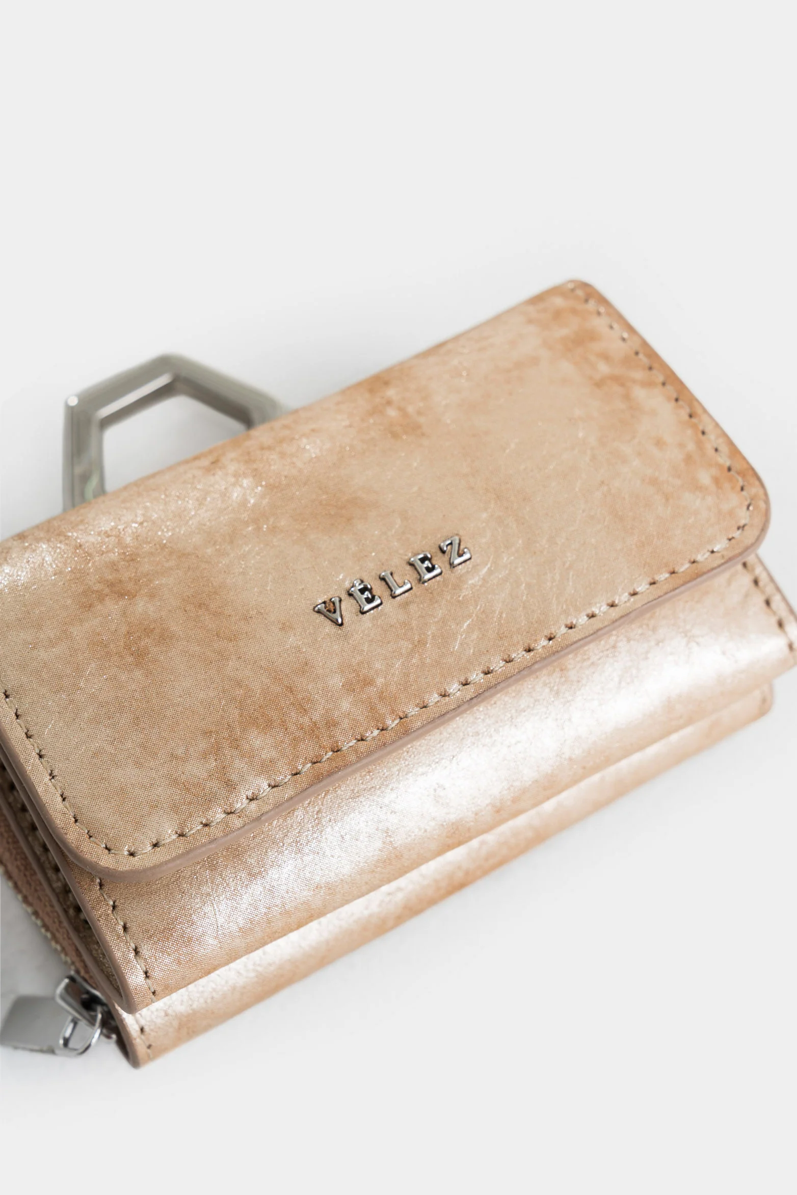 Tropical Bifold Leather Wallet with Belt Pass-through - Image 4