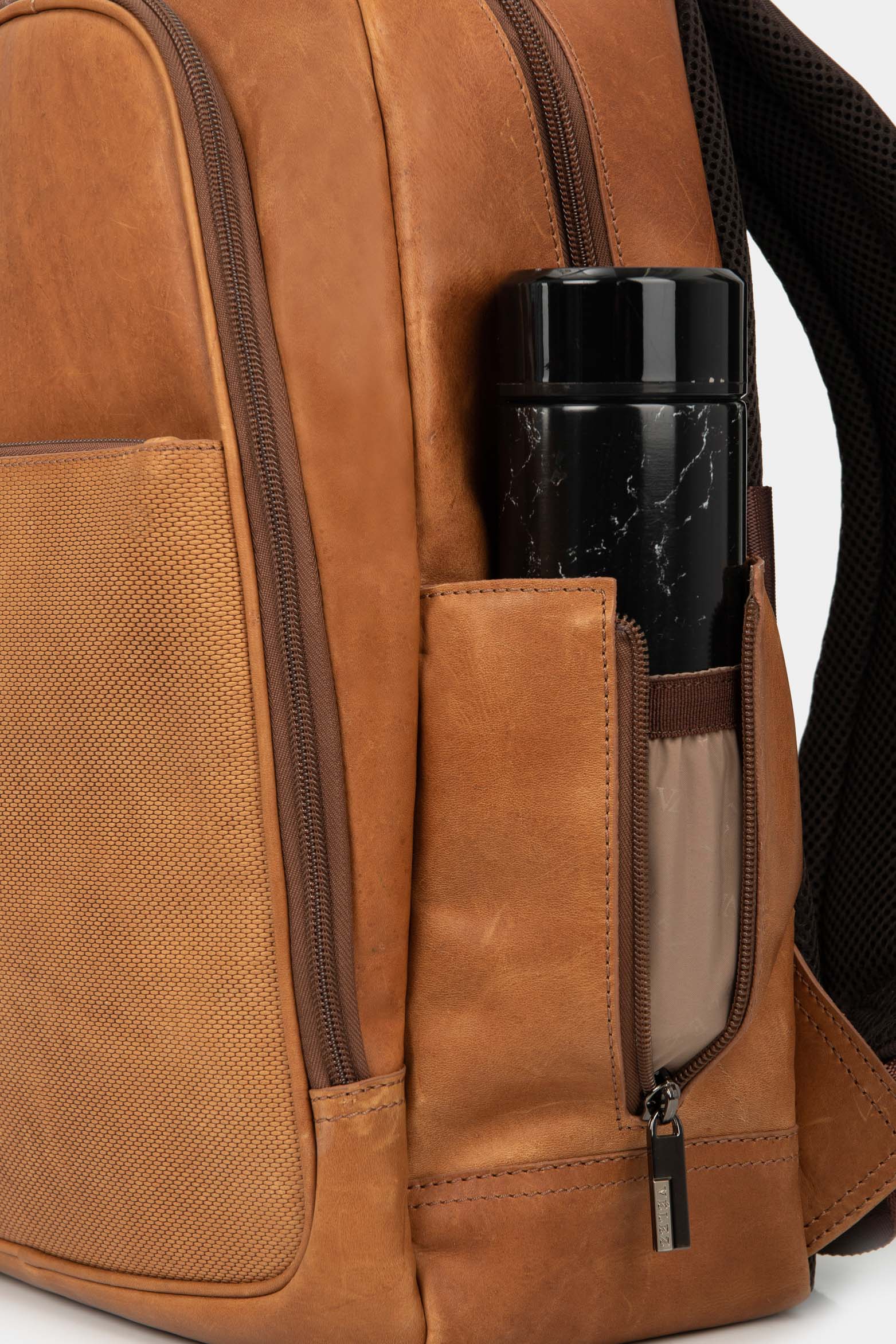 Tropical Leather Backpack - Image 6