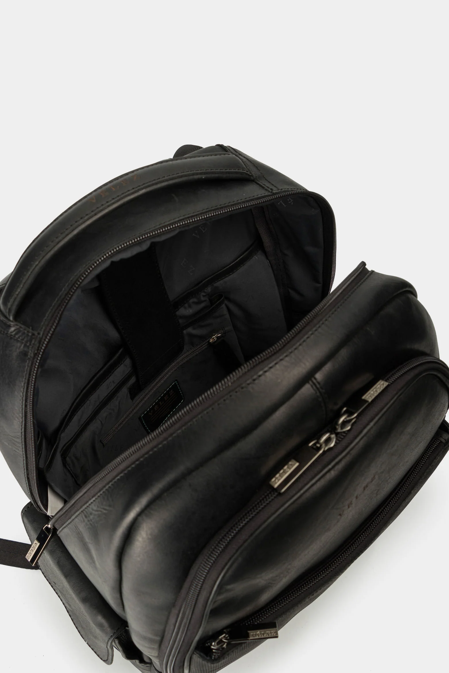 Tropical Leather Backpack in Black - Image 8