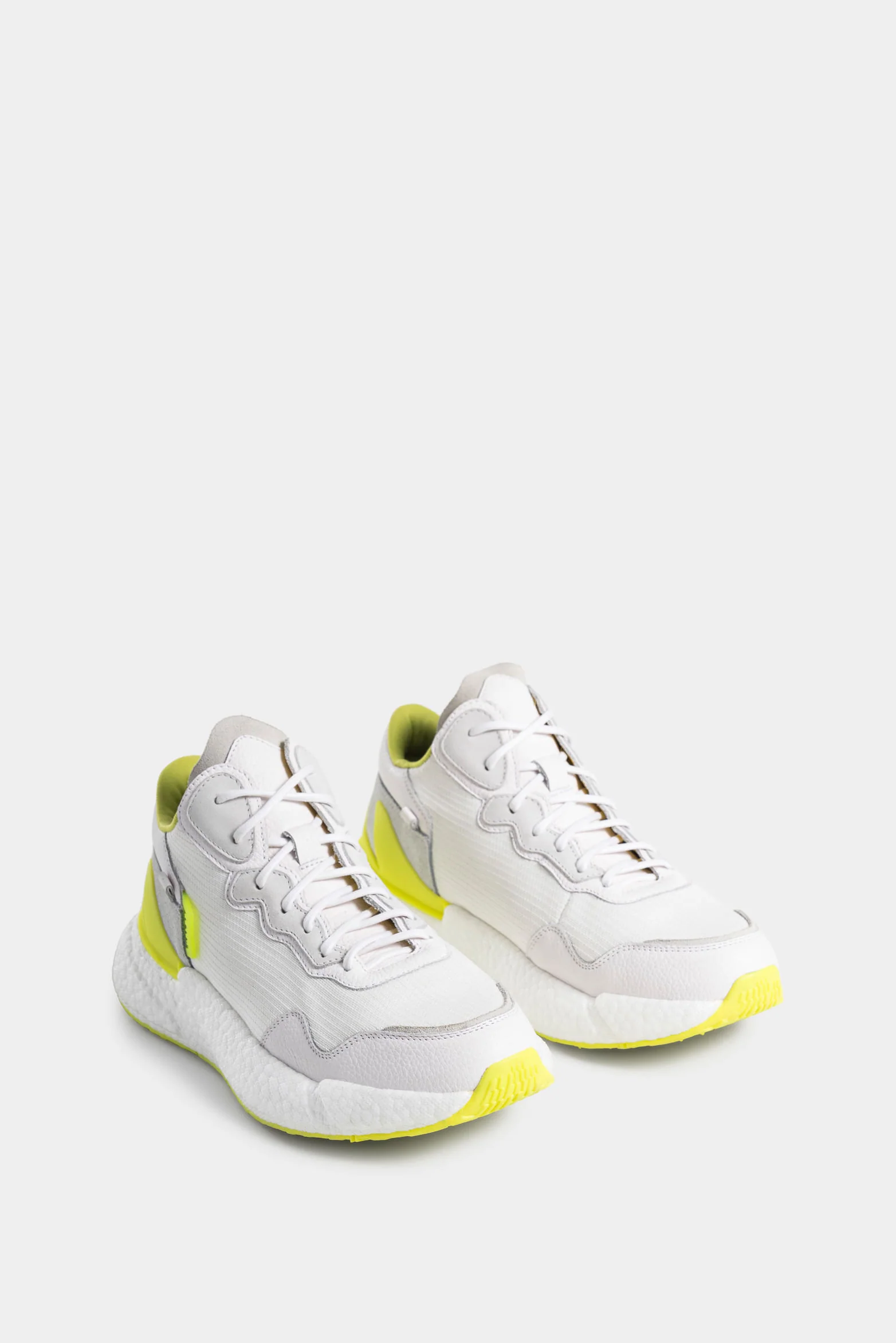 Urban Silhouette Bolet Leather and Canvas High-Top Sneakers for Women - Image 2