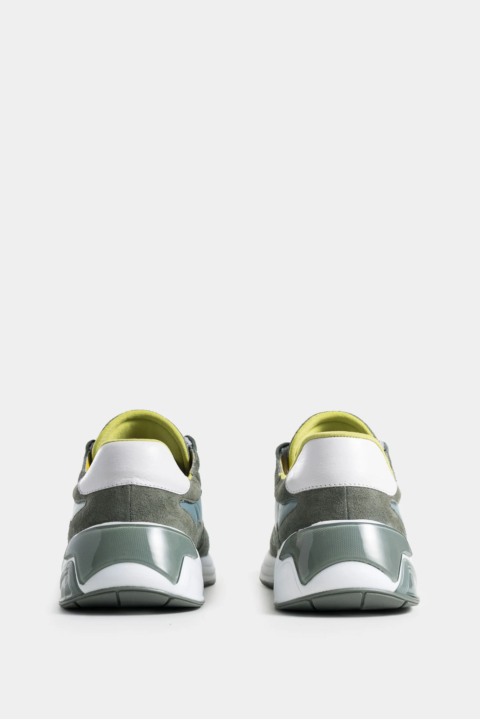 Urban Silhouette Suede and Canvas Sneakers for Women - Image 3