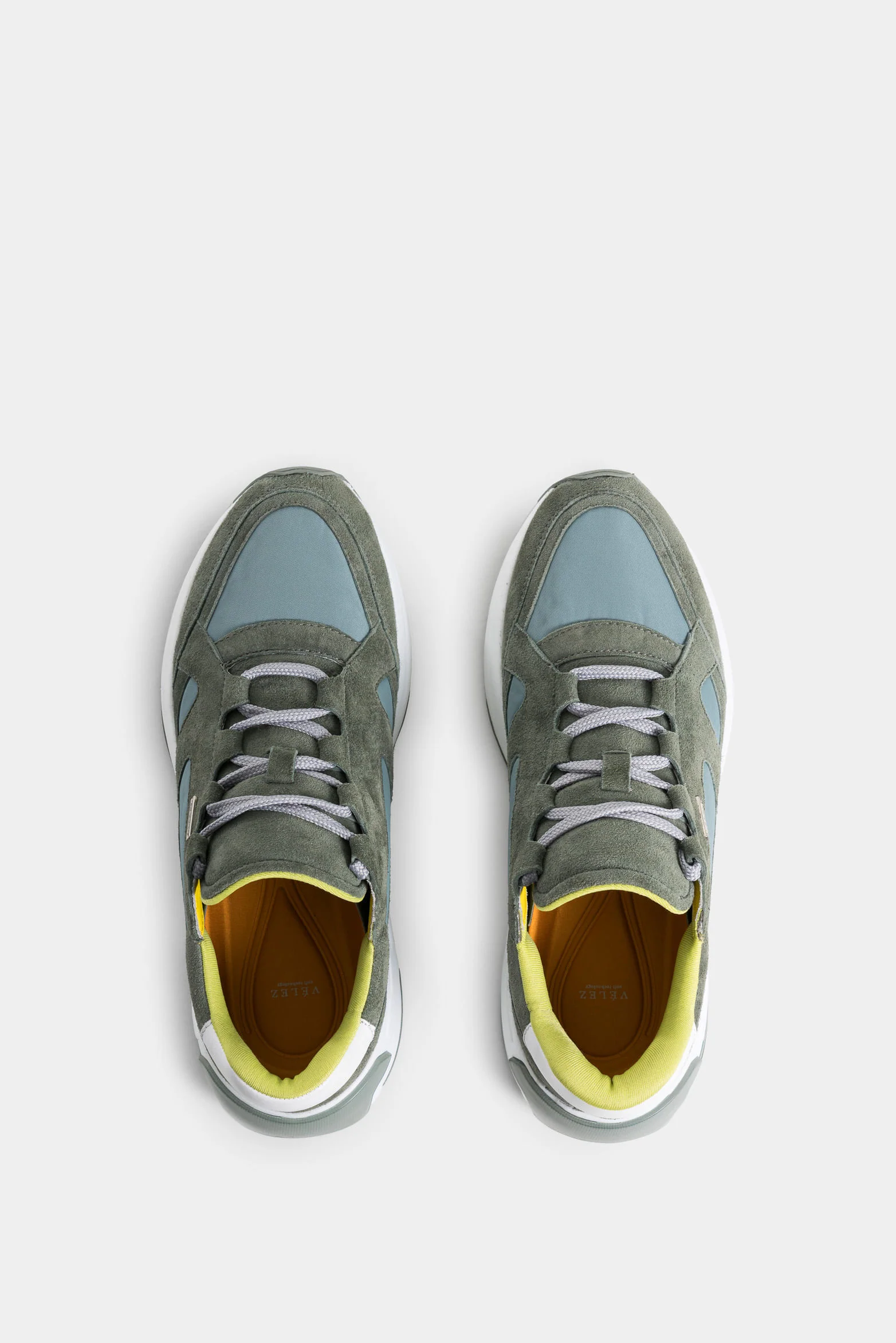 Urban Silhouette Suede and Canvas Sneakers for Women - Image 4