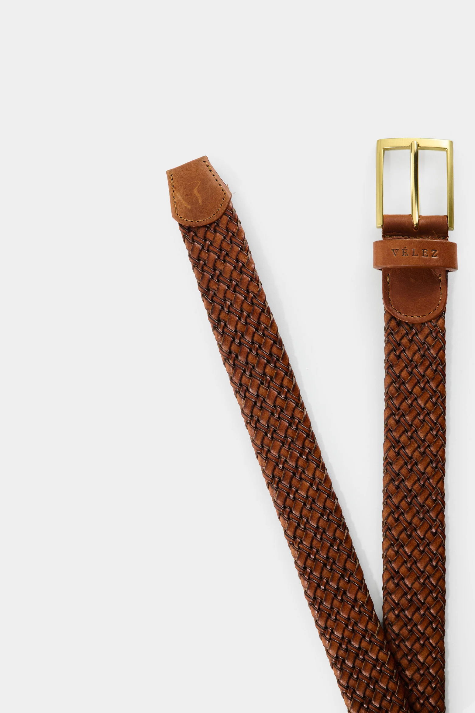 Vega Men's Braided Leather Belt - Image 3