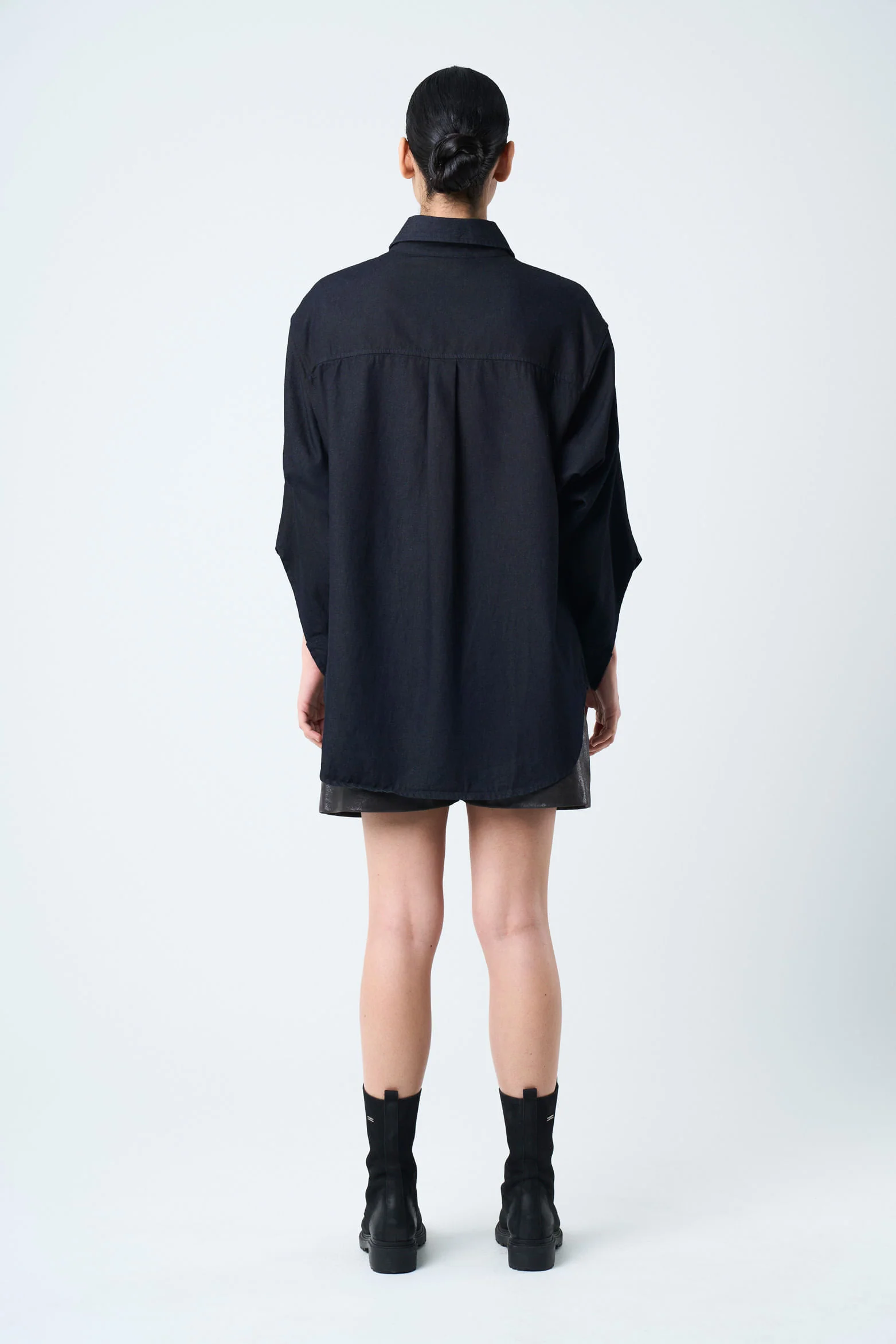 Vega waxed-effect women's shirt - Image 3
