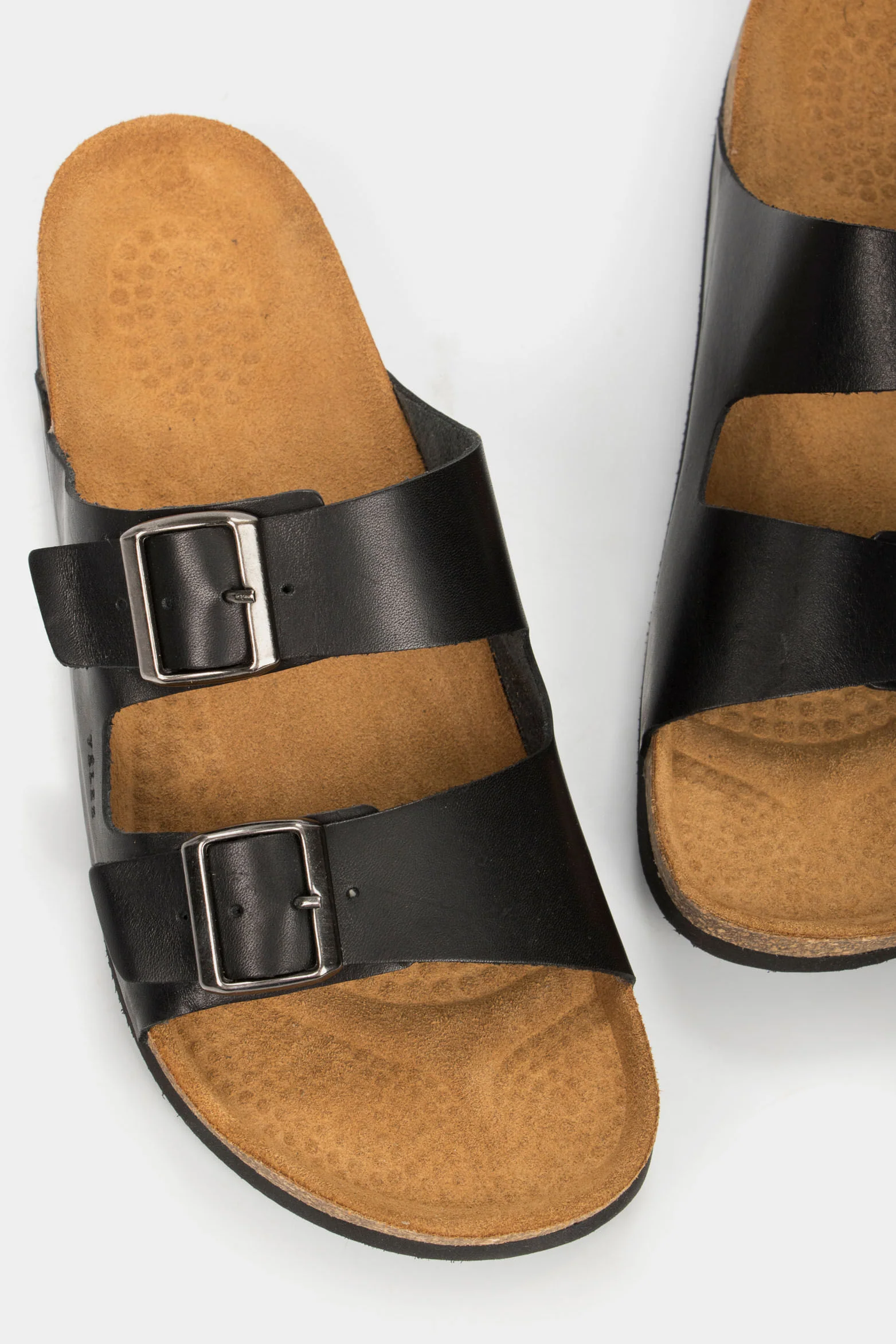 Vintage Leather Flat Sandal - Image 4