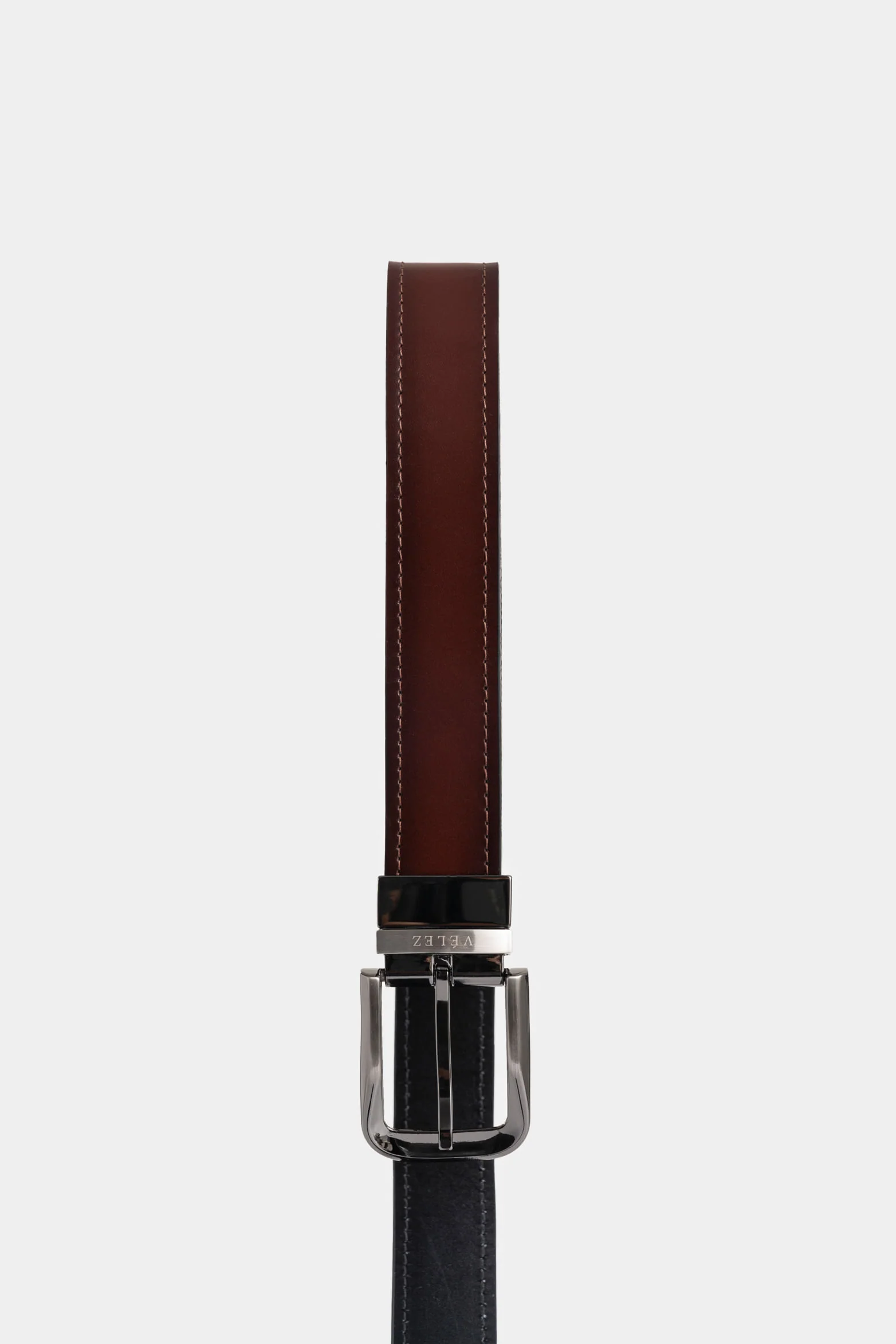 Vintage Reversible Leather Belt - Image 2