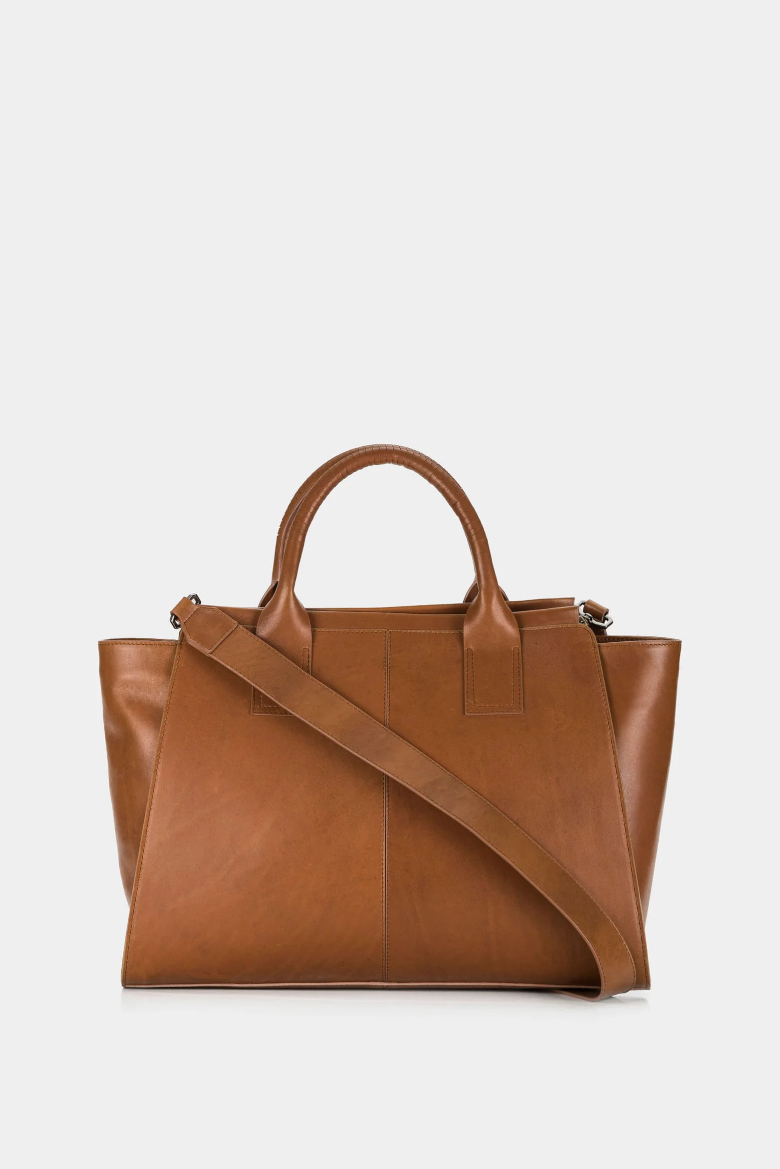 Women’s Antwerp Leather Shopper Handbags with VZ Monogram - Image 3