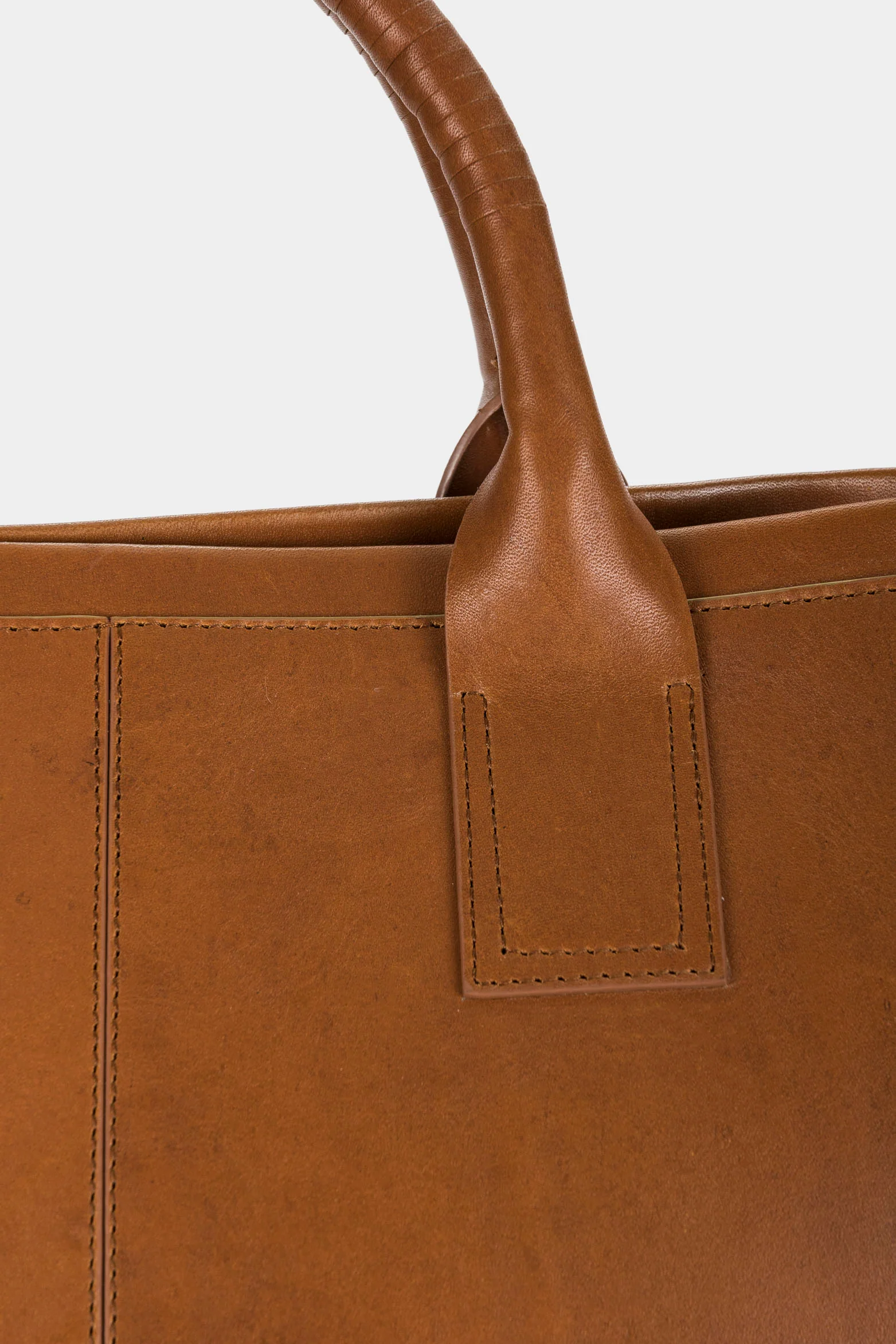 Women’s Antwerp Leather Shopper Handbags with VZ Monogram - Image 6
