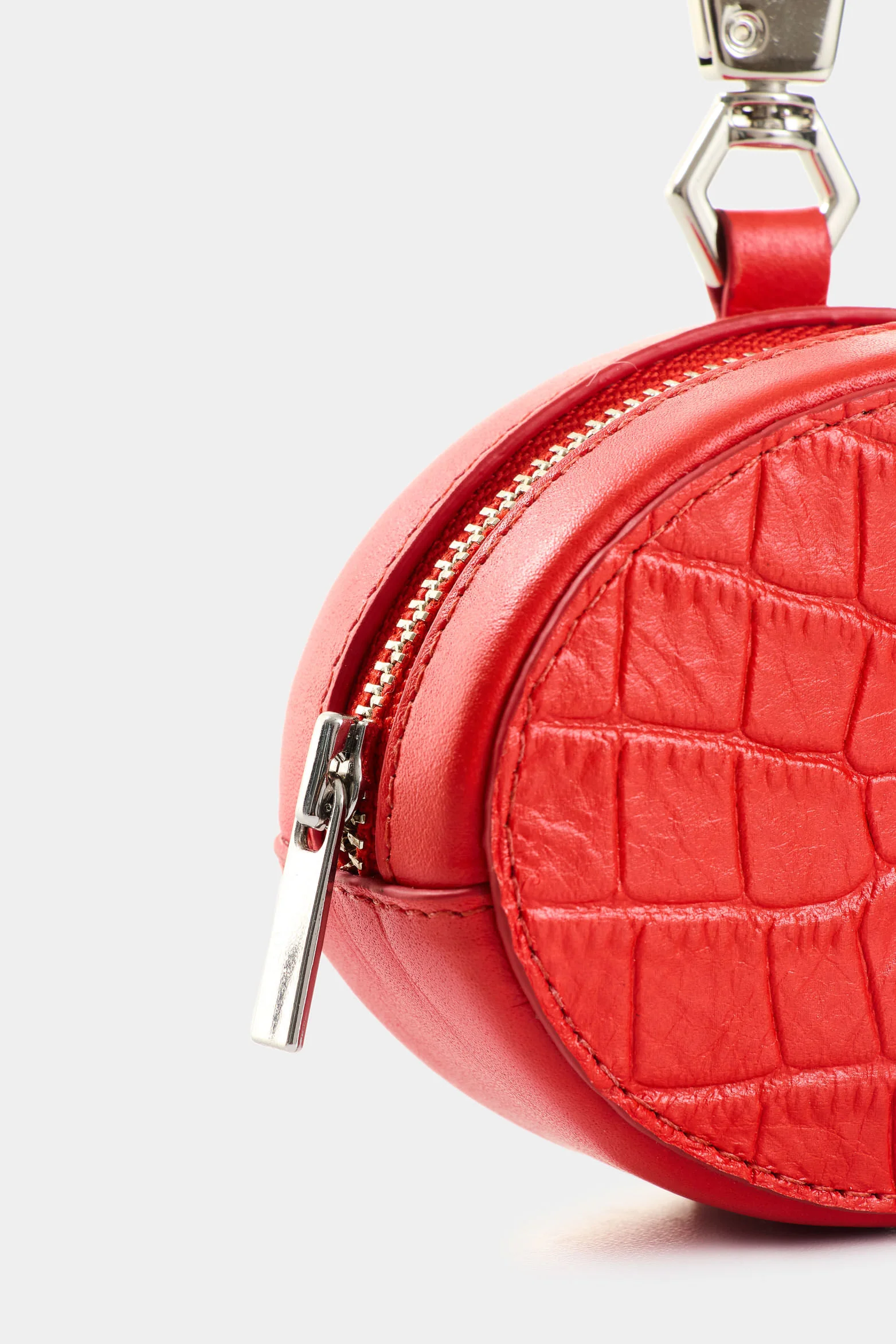 Women’s Aria Croc-Embossed Leather Coin Purse - Image 4