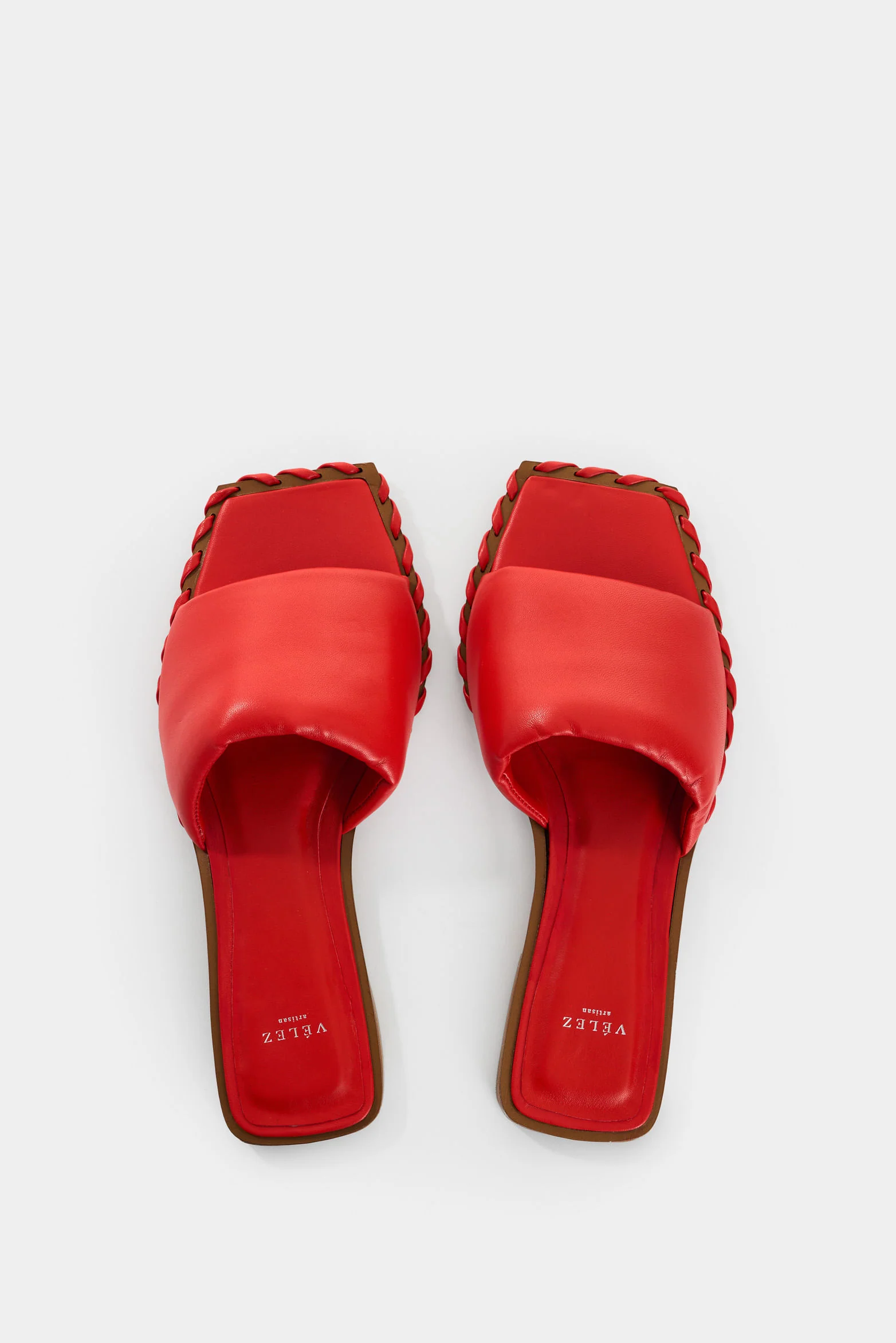 Women’s Aurora Flat Leather Sandal - Image 4