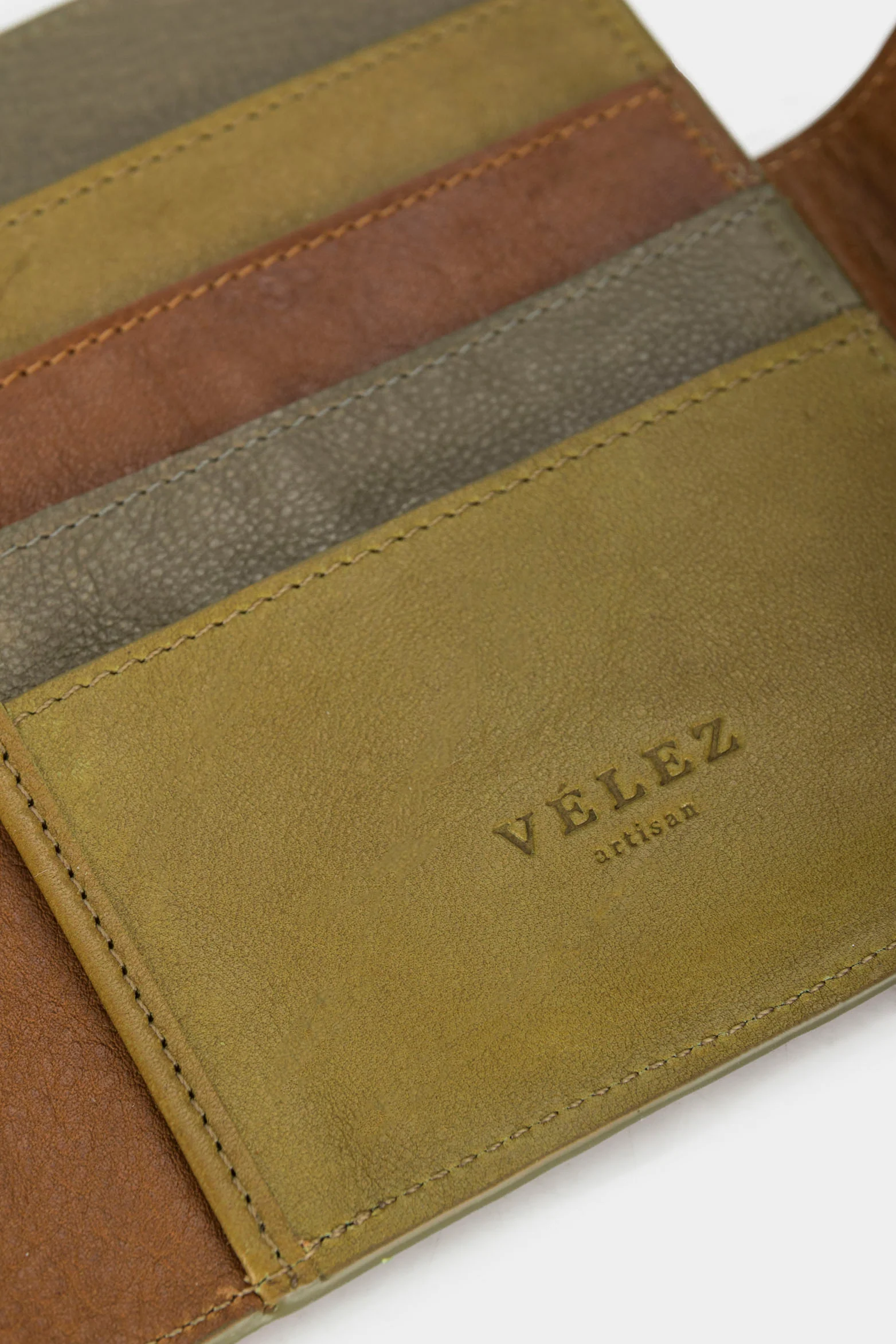 Women’s Barhi Leather Passport Holder in Honey - Image 5