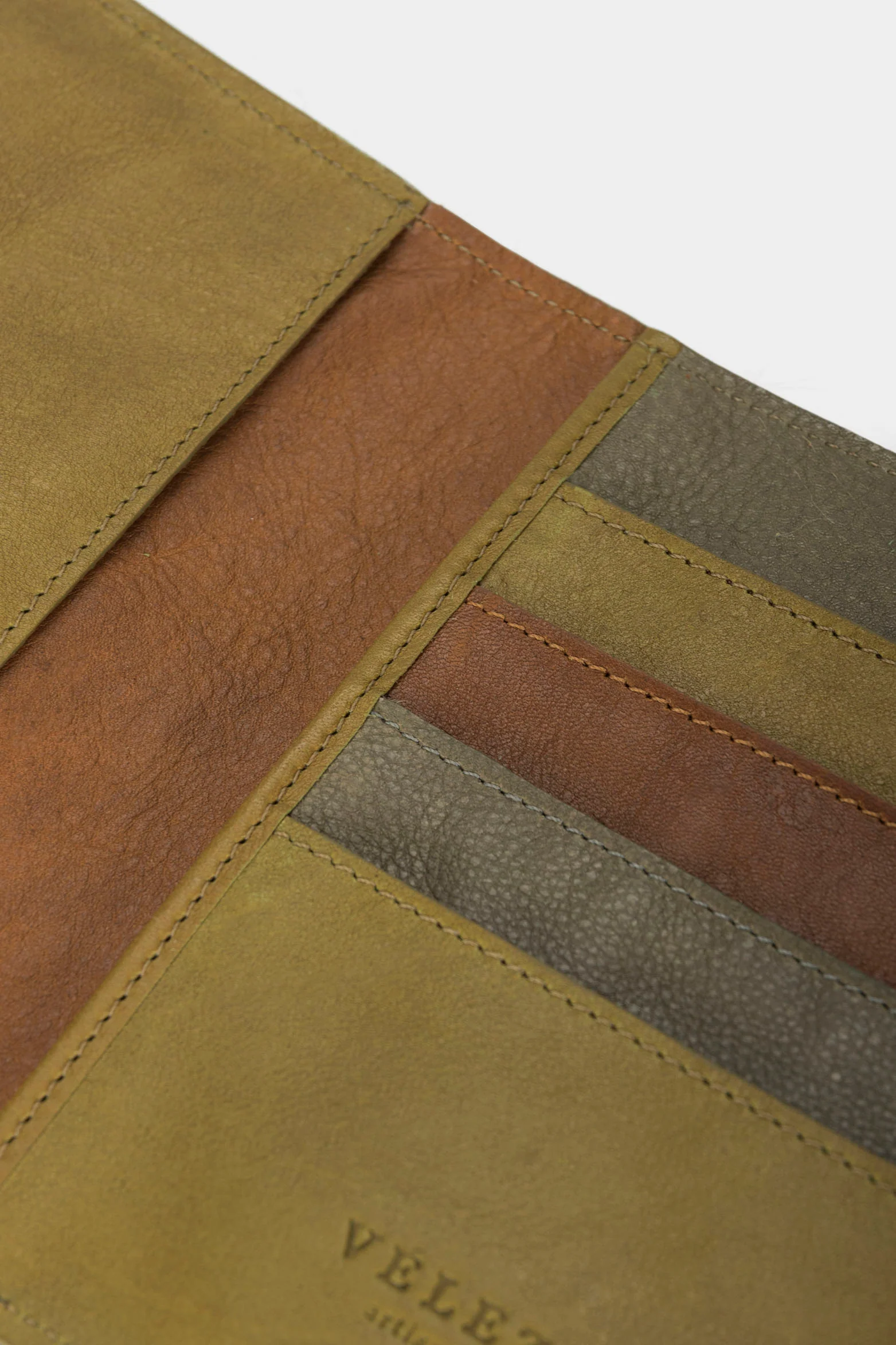 Women’s Barhi Leather Passport Holder in Honey - Image 6