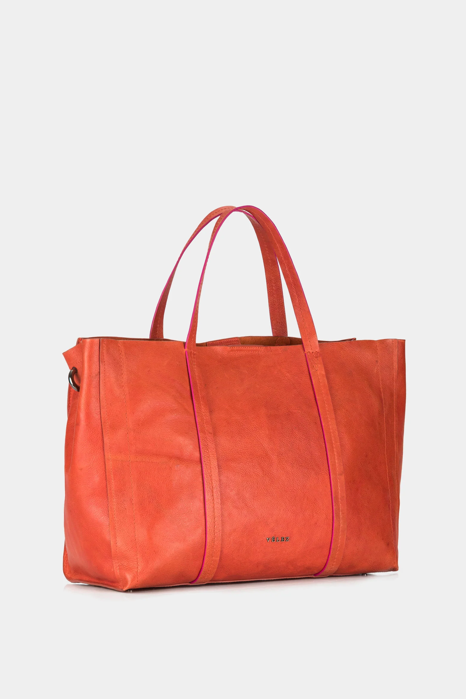 Women’s Belmira Leather Shopper Handbags with Contrast Dyes - Image 2