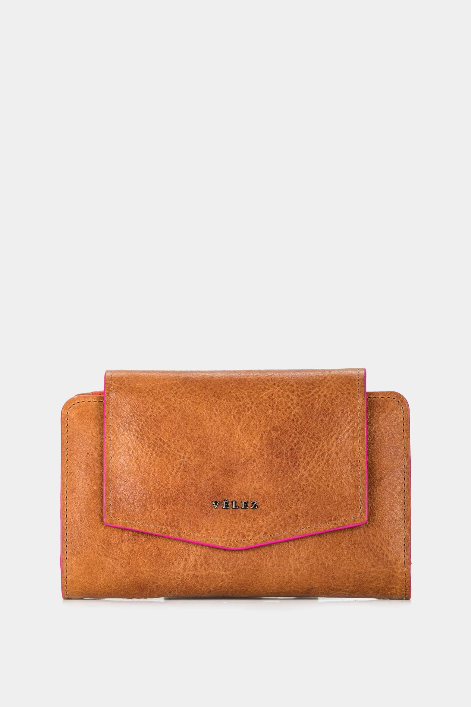 Women’s Bravo Leather Wallet with Contrast Details
