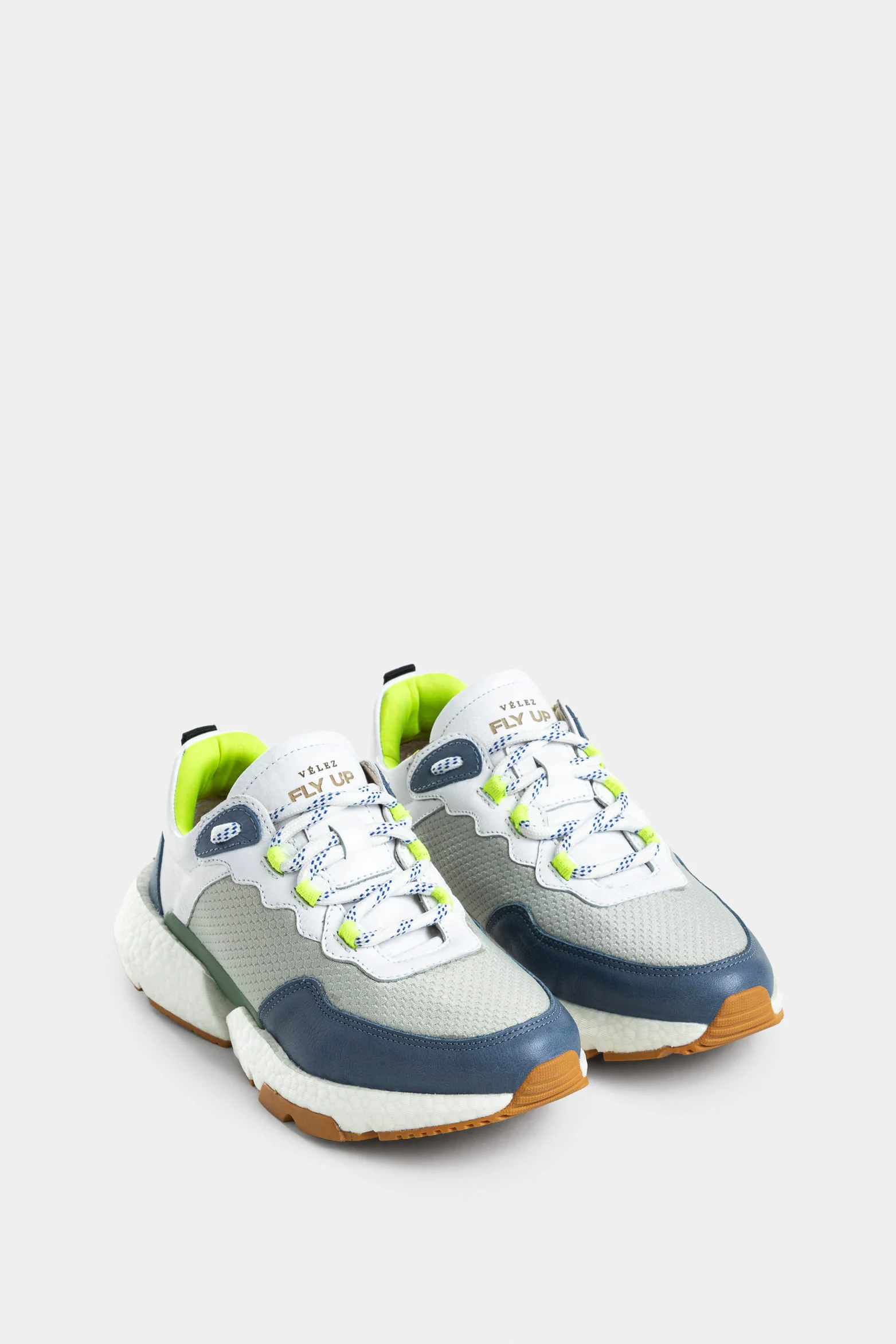 Women’s Citrine Sneakers in Leather and Neoprene - Image 2