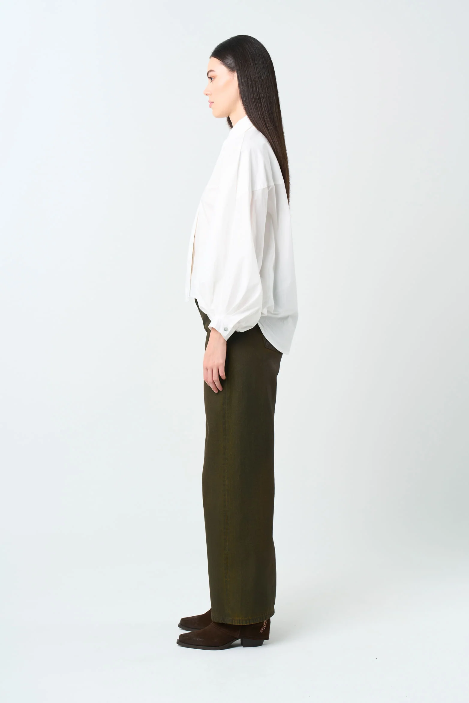 Women’s Cleo Long-Sleeve Balloon-Silhouette Shirt - Image 2