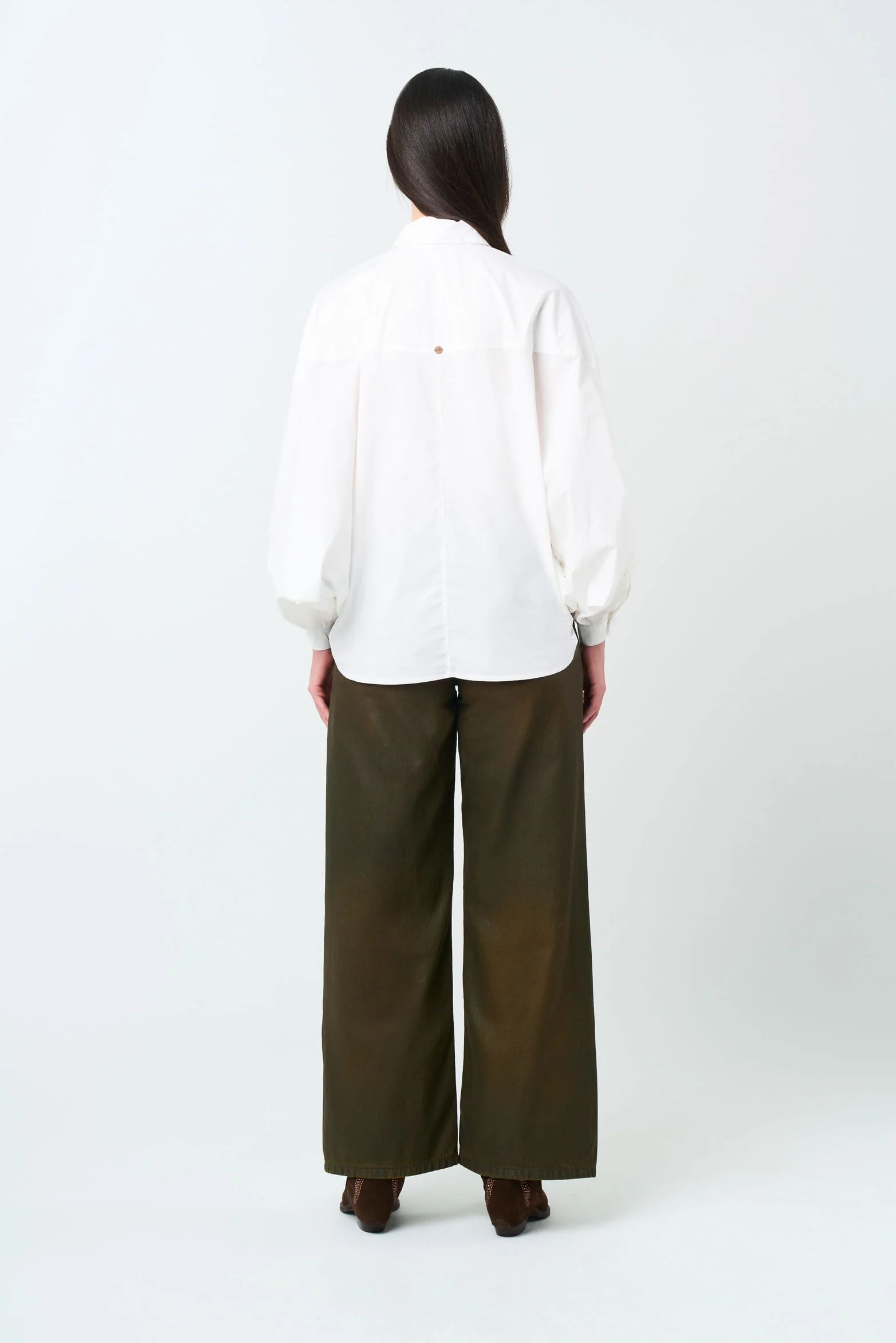 Women’s Cleo Long-Sleeve Balloon-Silhouette Shirt - Image 3