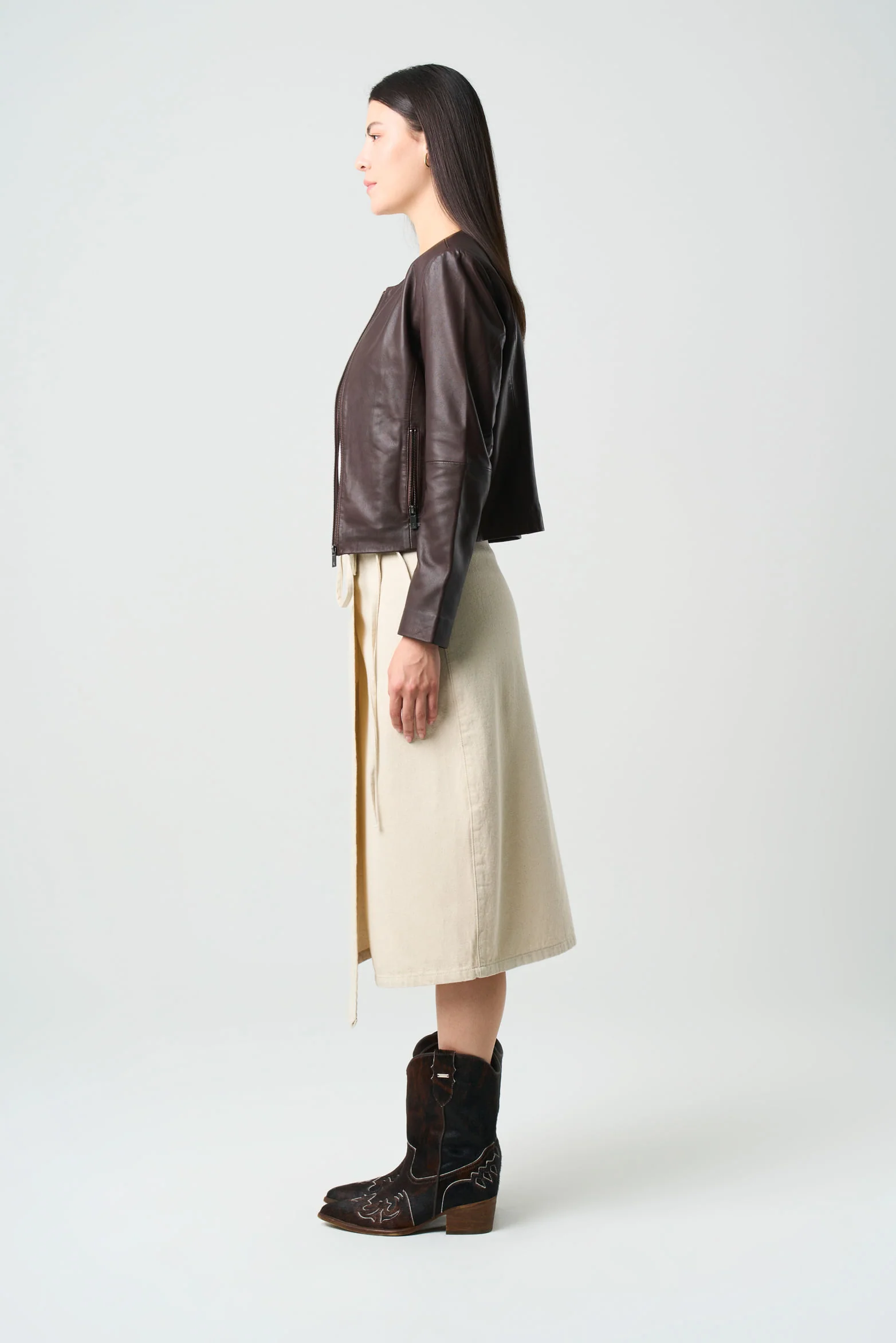 Women’s Denver Leather Jacket - Image 2