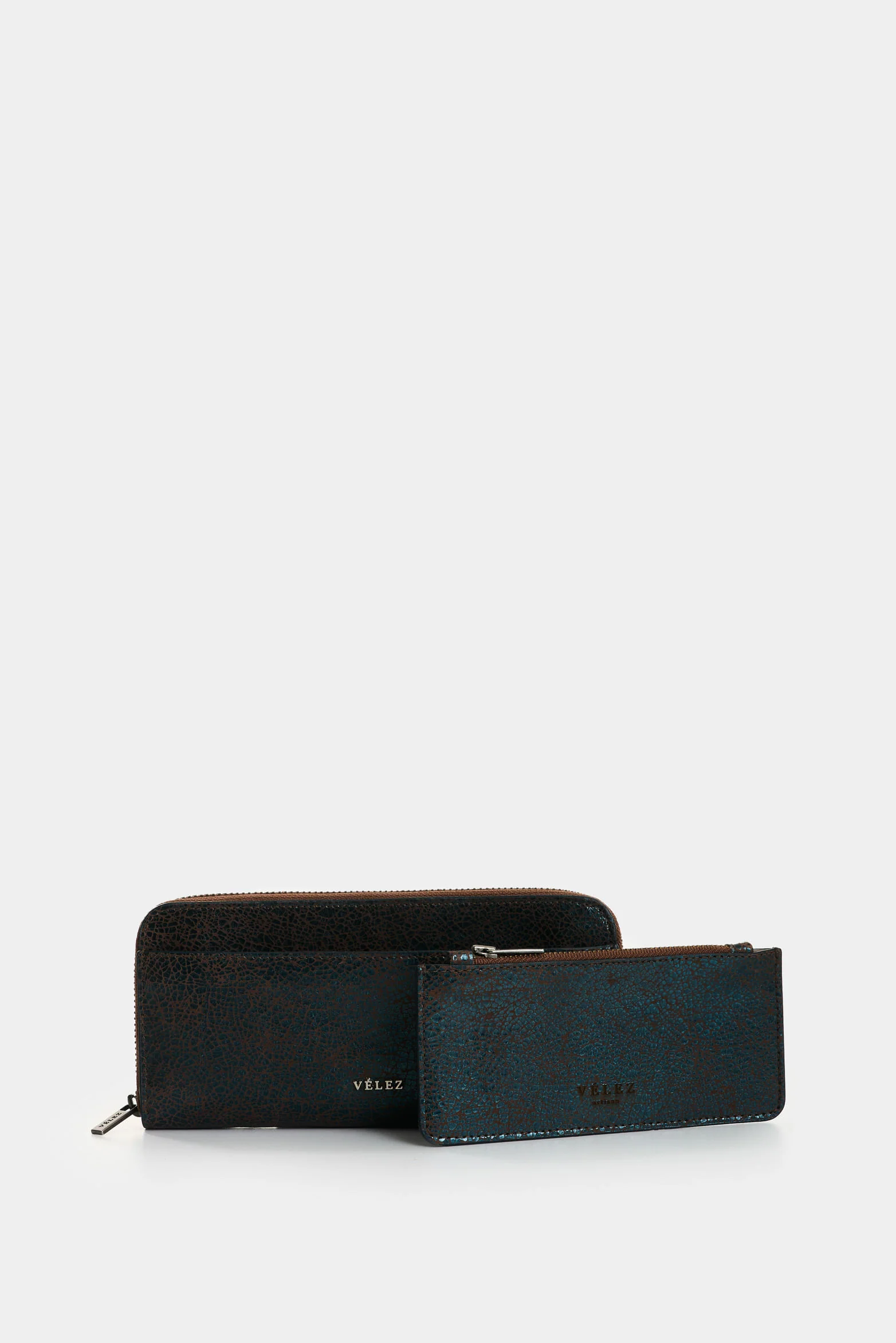 Women’s Esmeralda Folia Leather Checkbook Wallet - Image 4