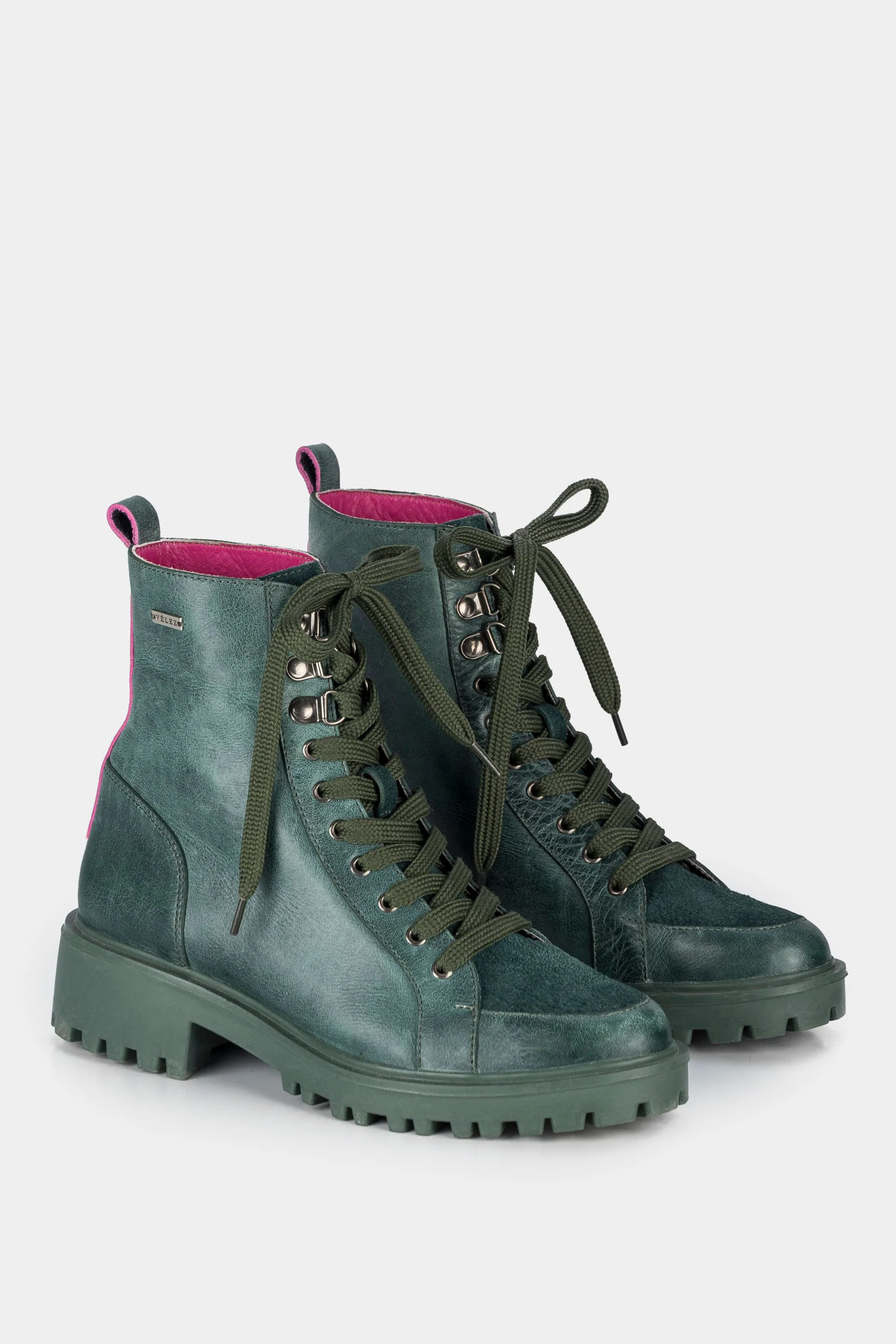 Women’s Etna Leather Ankle Boots with Lug Sole - Image 2